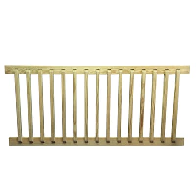 Pressure Treated Wood Deck Rail Kit, Wooden Deck Railing Kits