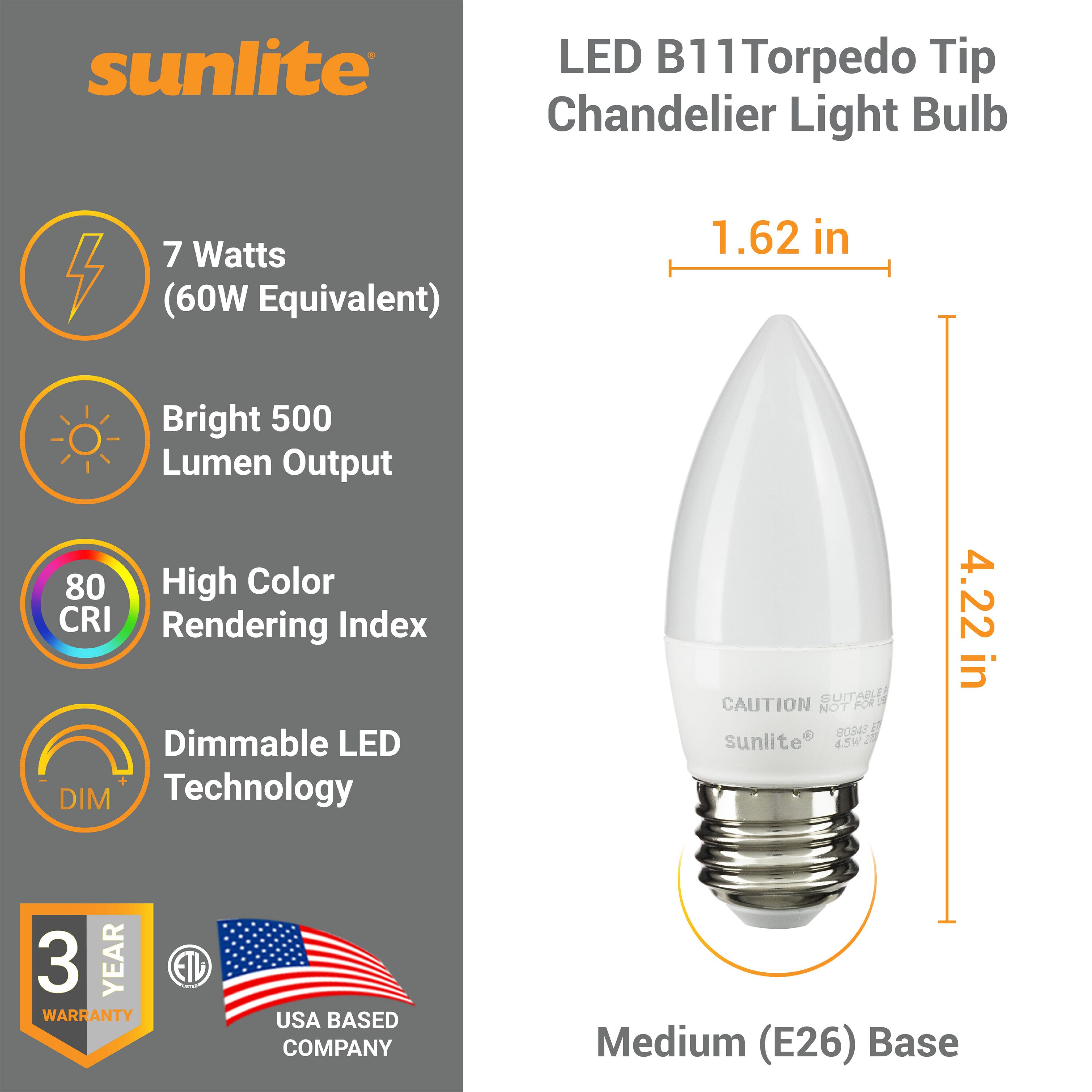Sunlite LW07131 Dec-Led-Light-Bulbs - View #2
