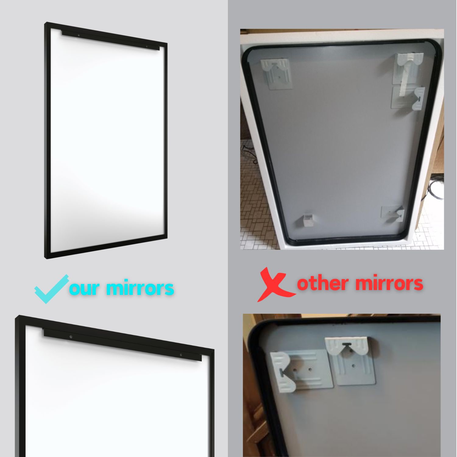 waterpar WPLO-2392 Framed-Bath-Mirrors - View #11