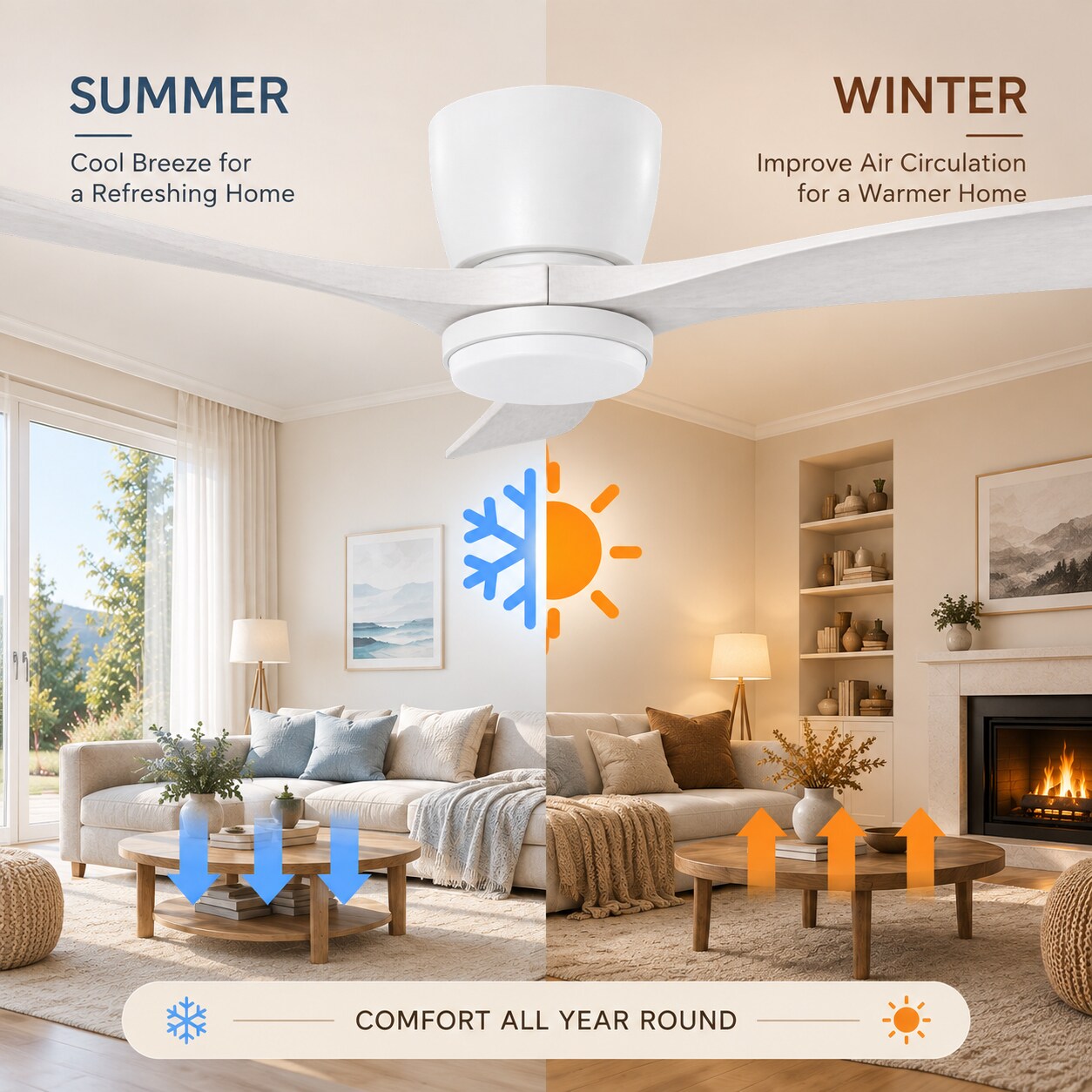 Duclsaty 1P2352P373505 Ceiling-Fans - View #3