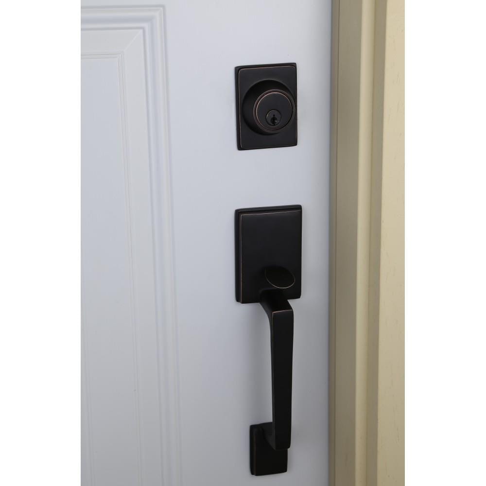 Design House Oil Rubbed Bronze Universal Keyed Entry Door Handle in the ...