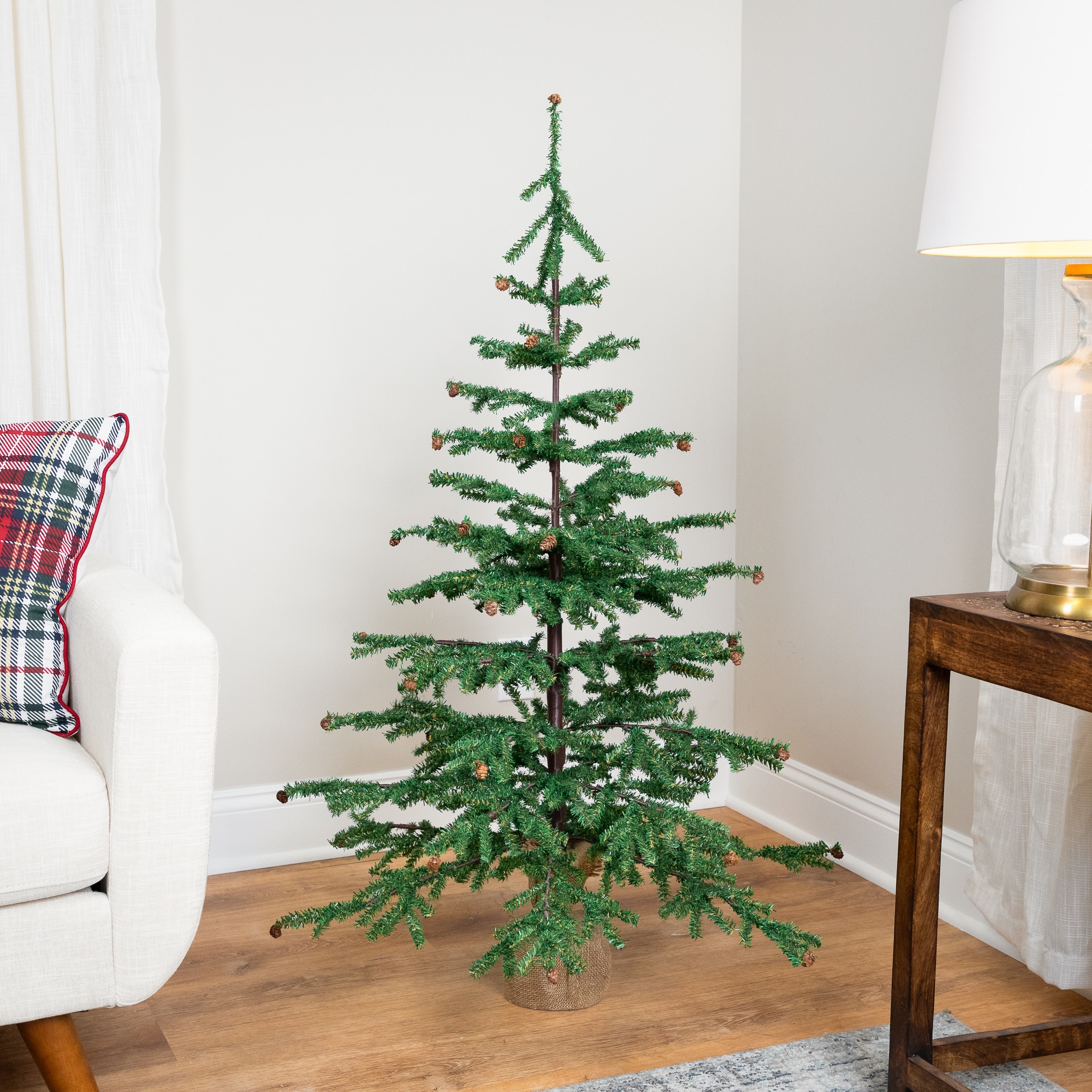 Northlight 35769890 4-ft Pine Upside-down Artificial Christmas Tree
