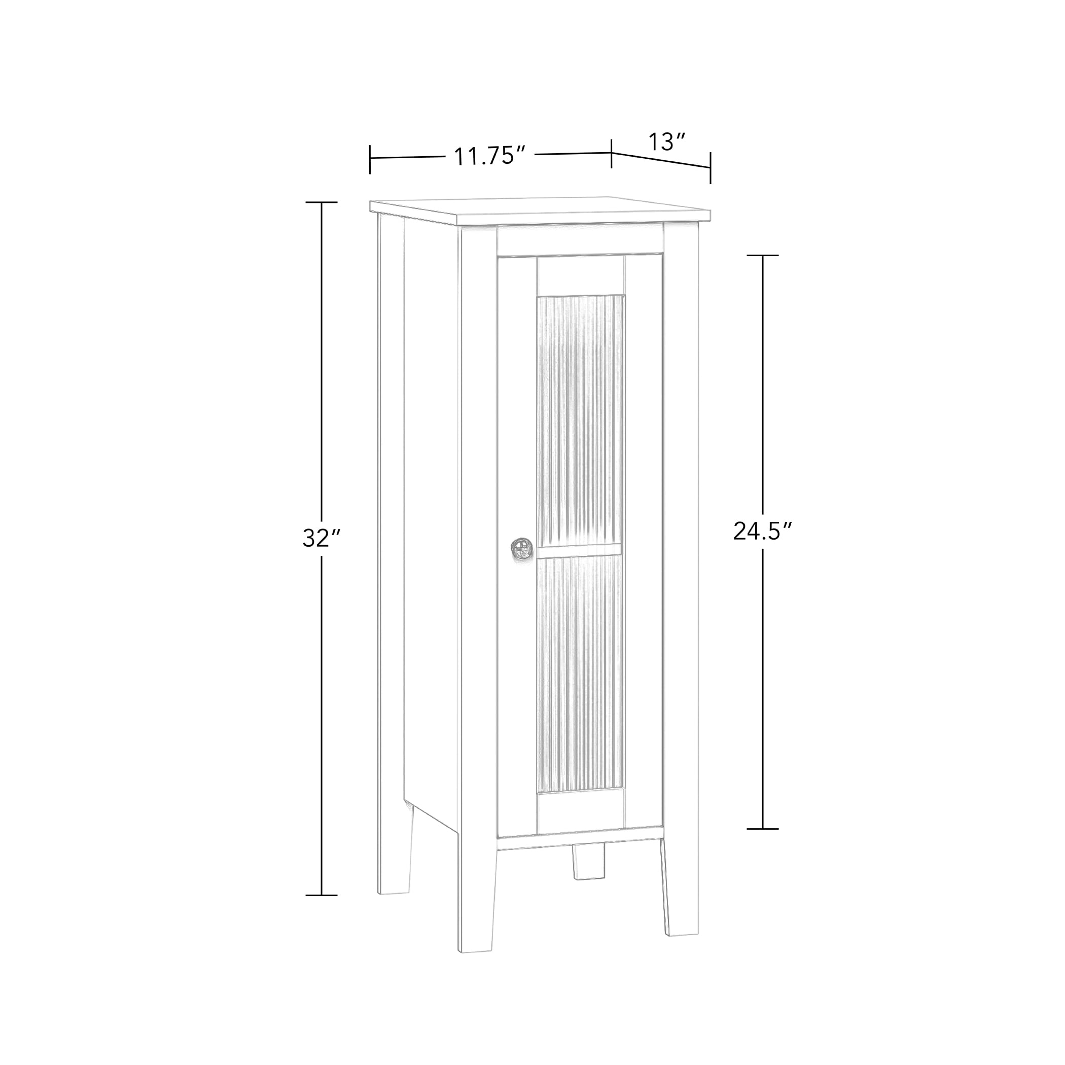 RiverRidge Prescott 11.75-in x 60-in x 13-in White Freestanding Soft Close  Linen Cabinet in the Linen Cabinets department at