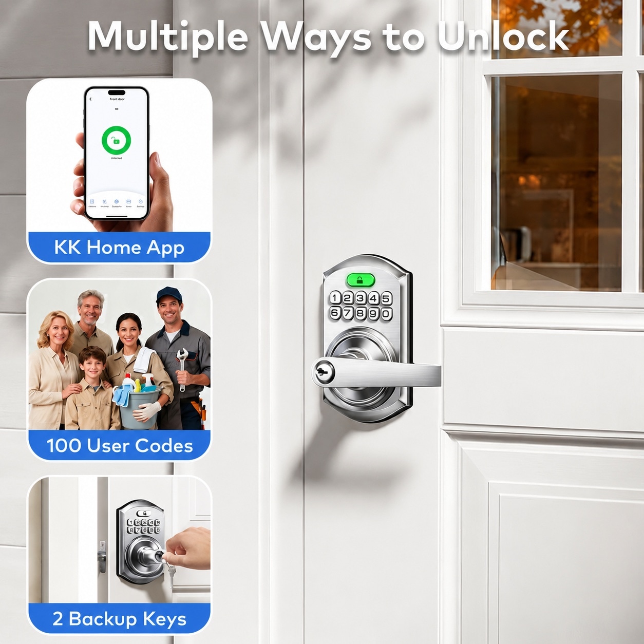 KHKFY LKH0713X096 Electronic-Door-Locks - View #2