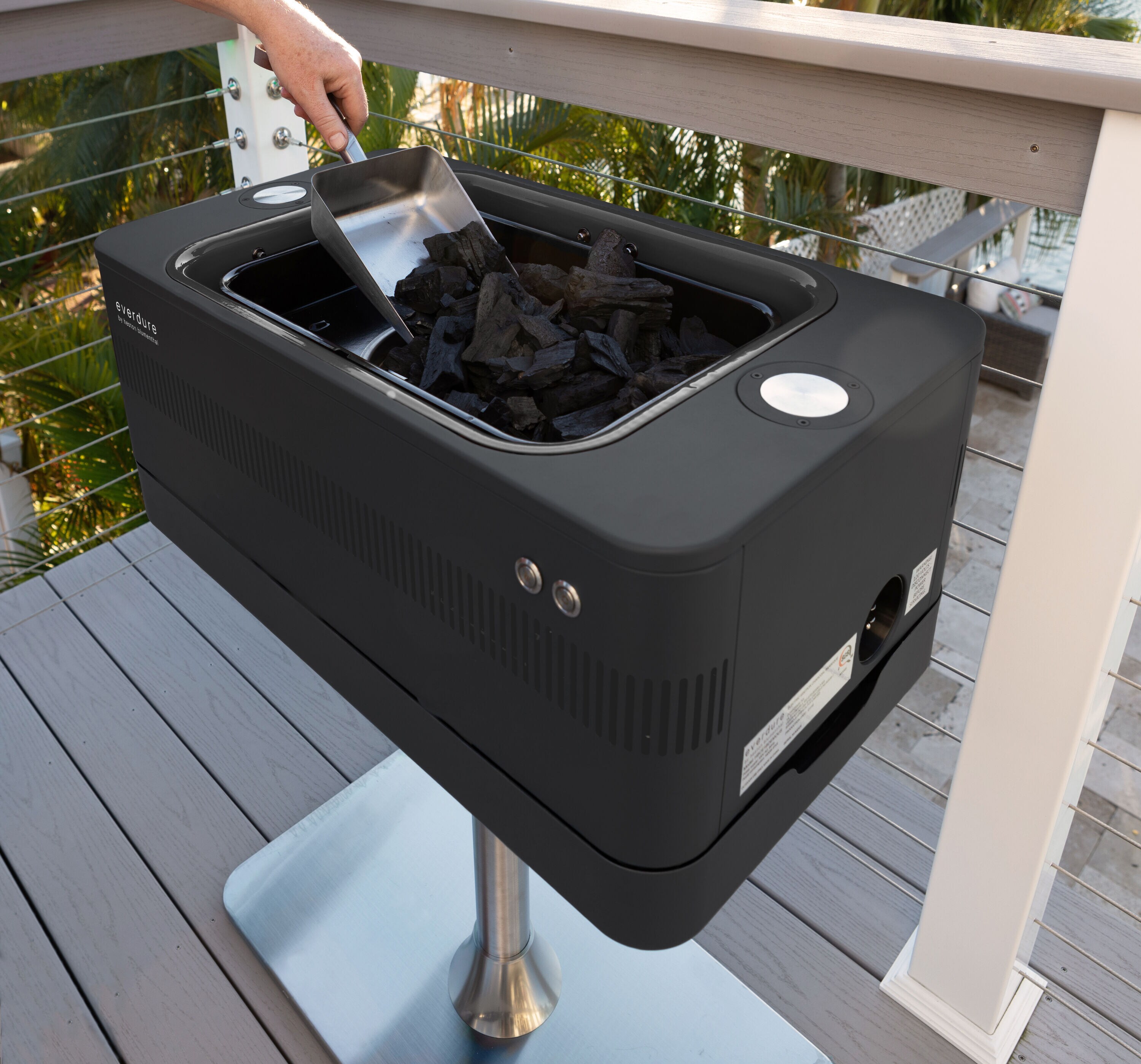 EVERDURE HBCE1BBSUS Charcoal-Grills - View #8