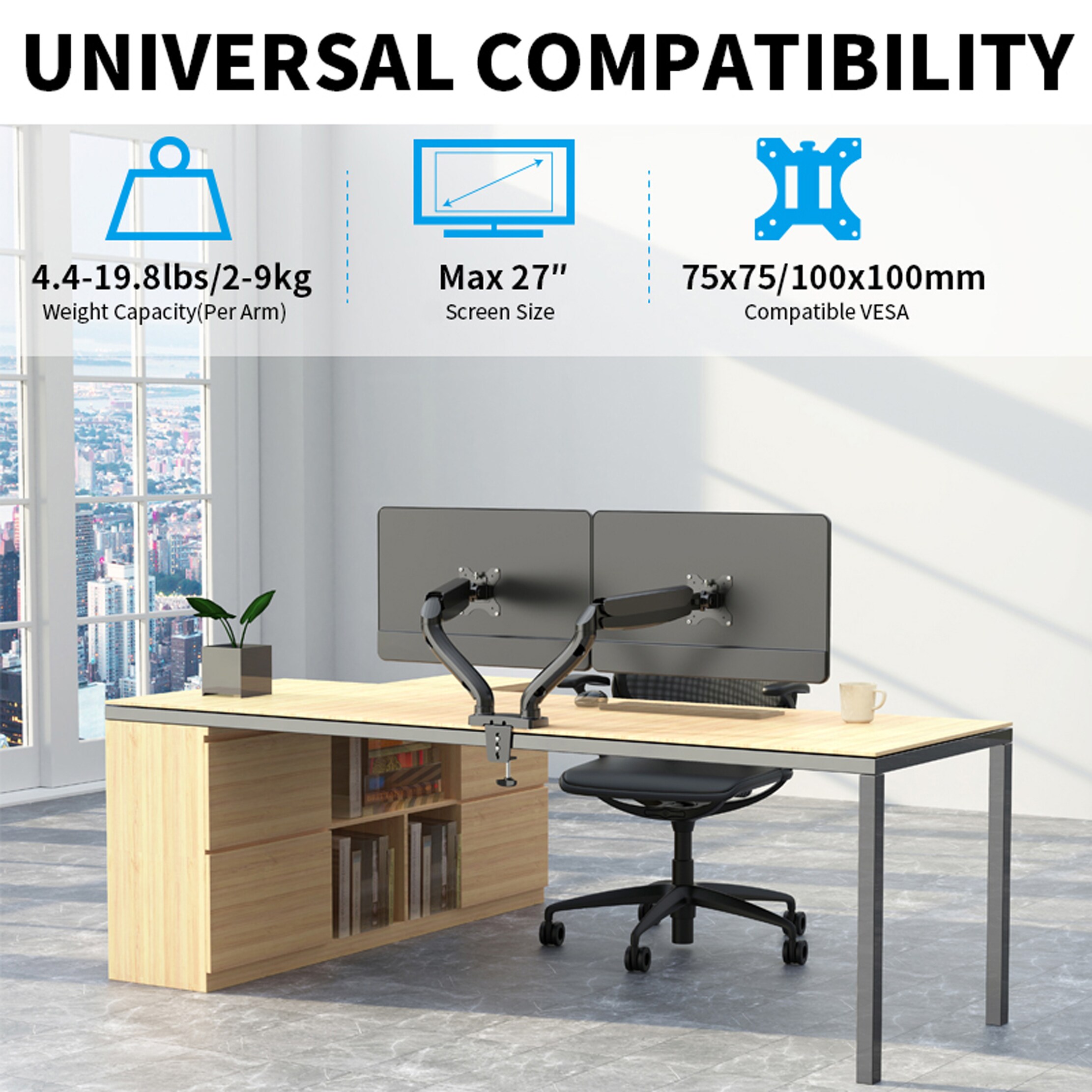 Uncaged Ergonomics MM2-B desks - View #8