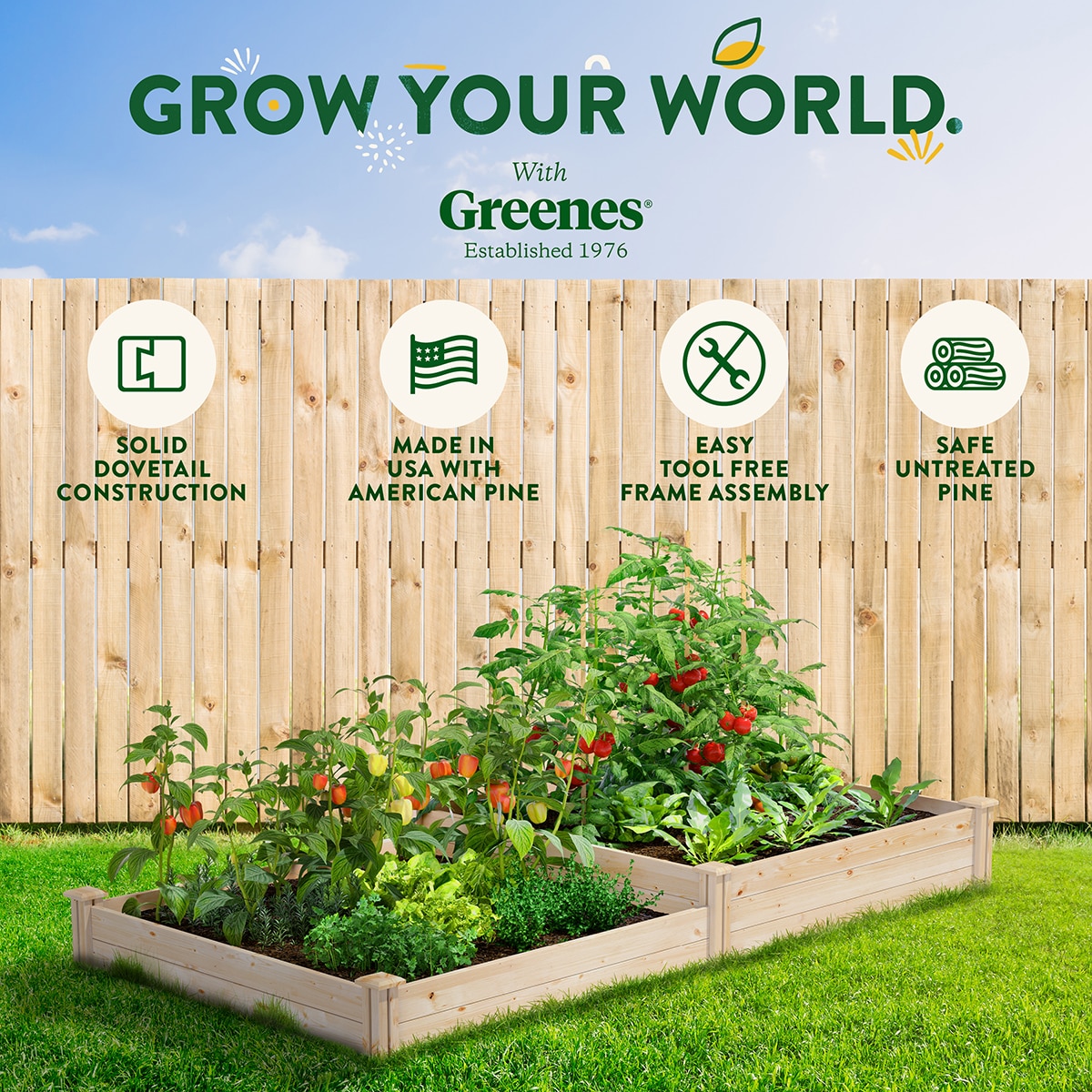 Greenes Fence RCP4C8T2 Raised-Garden-Beds - View #8