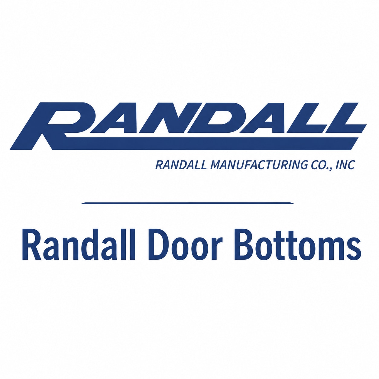 Randall Manufacturing Co., Inc Aluminum Adjustable Door Bottom ...