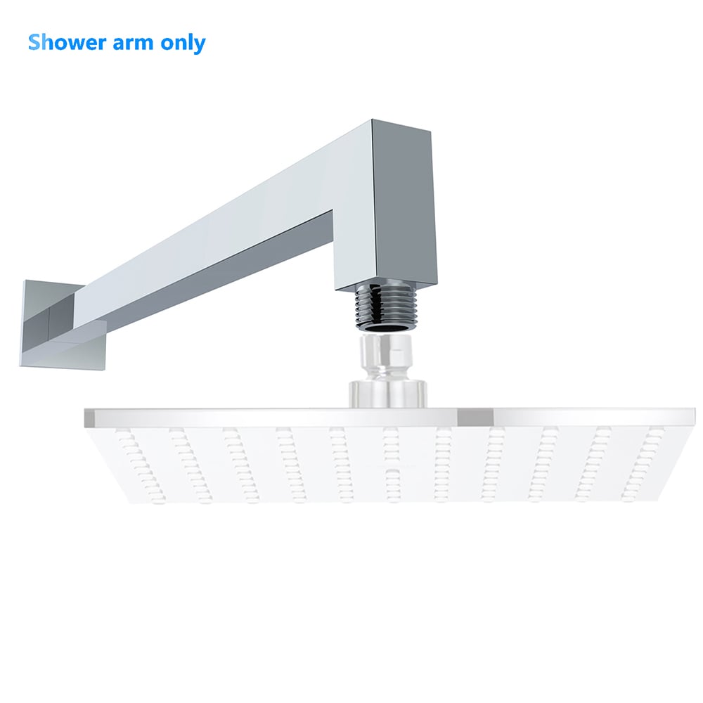Topcraft TC4SQ15 Chrome 2.5-in Universal Bathtub/Shower Shower arm 15-in -ID