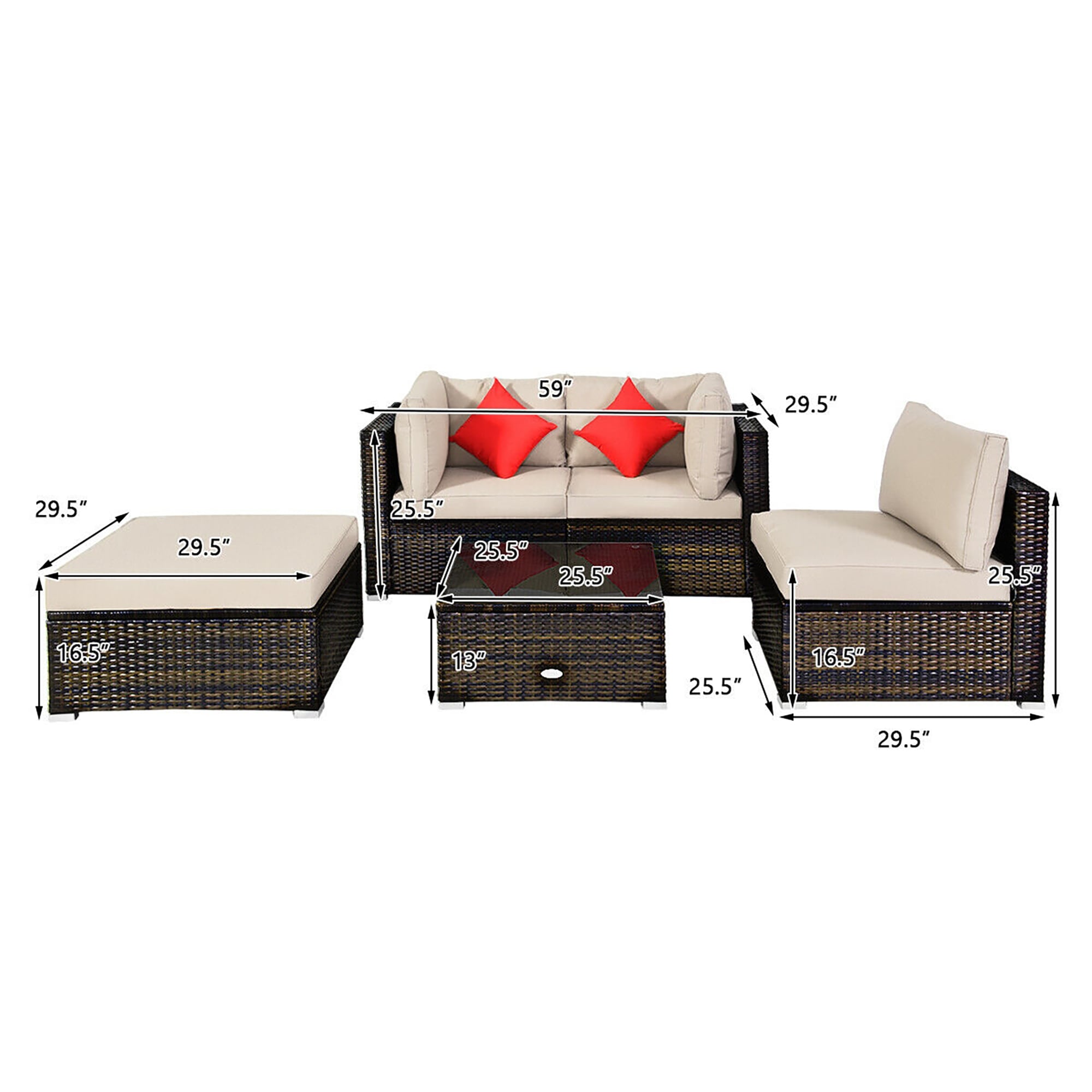 BABOOM BOM-8679-CO Patio-Conversation-Sets - View #3