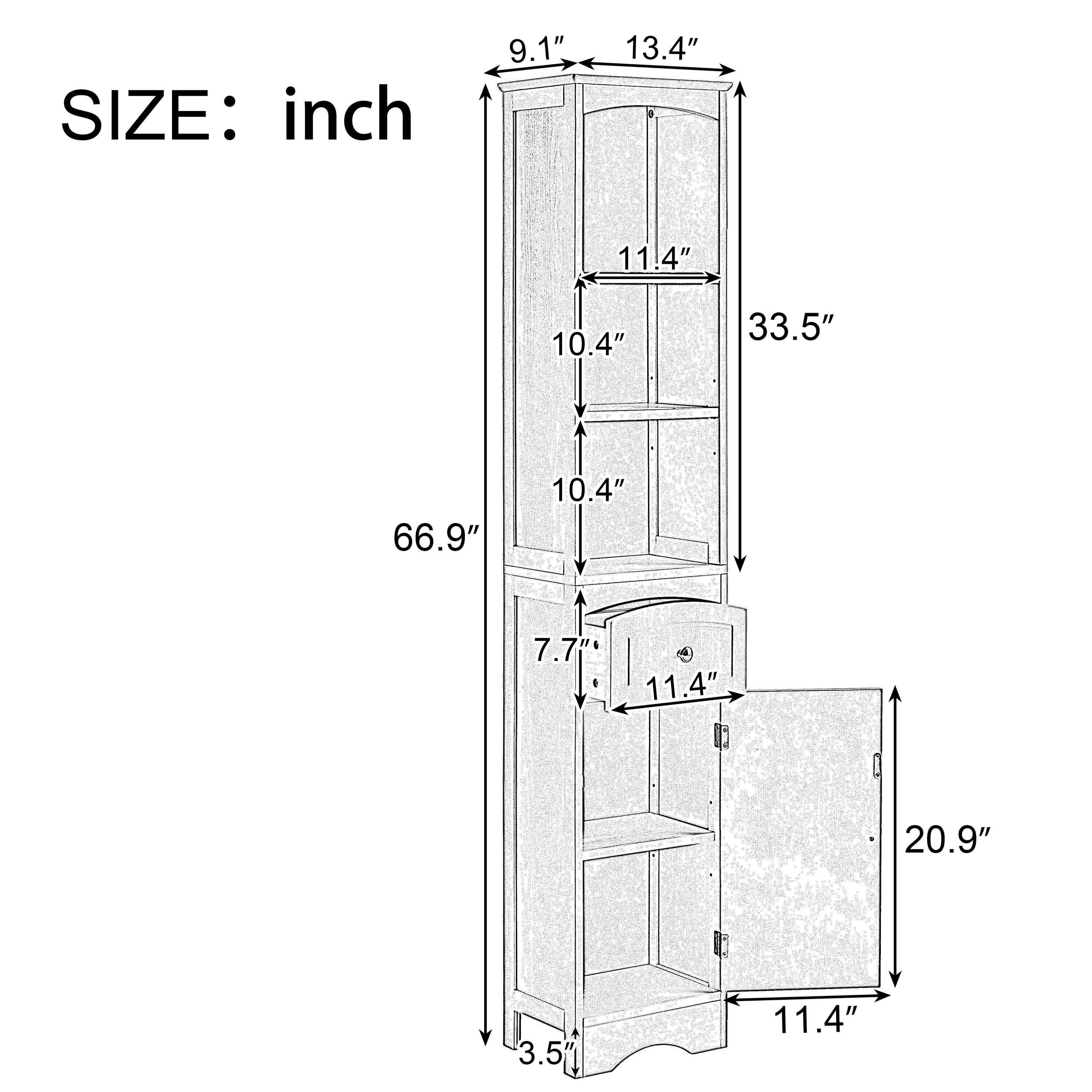 Siavonce XH43137 Utility-Storage-Cabinets - View #2