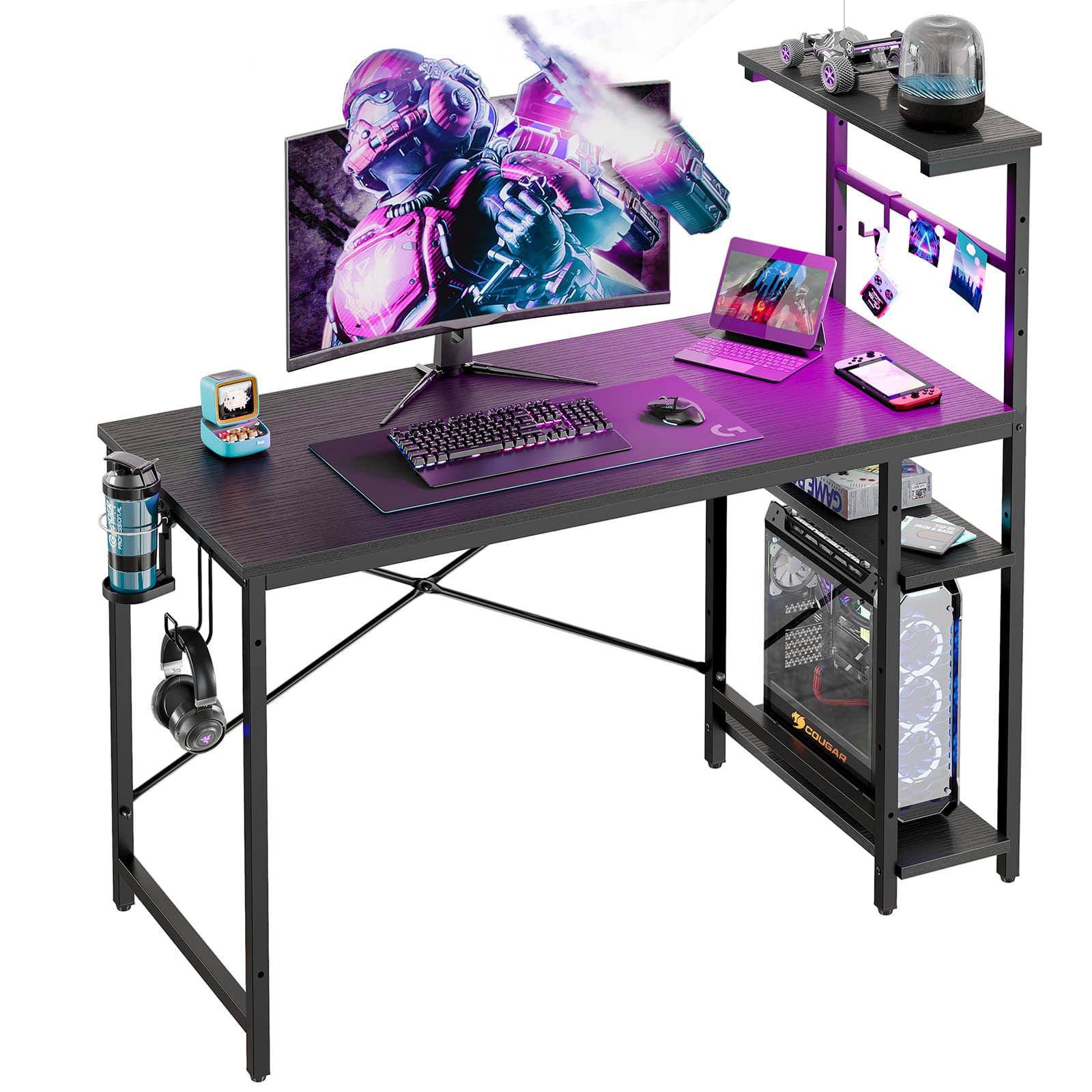 Bestier LOW-H101111D-BLKG desks - View #5