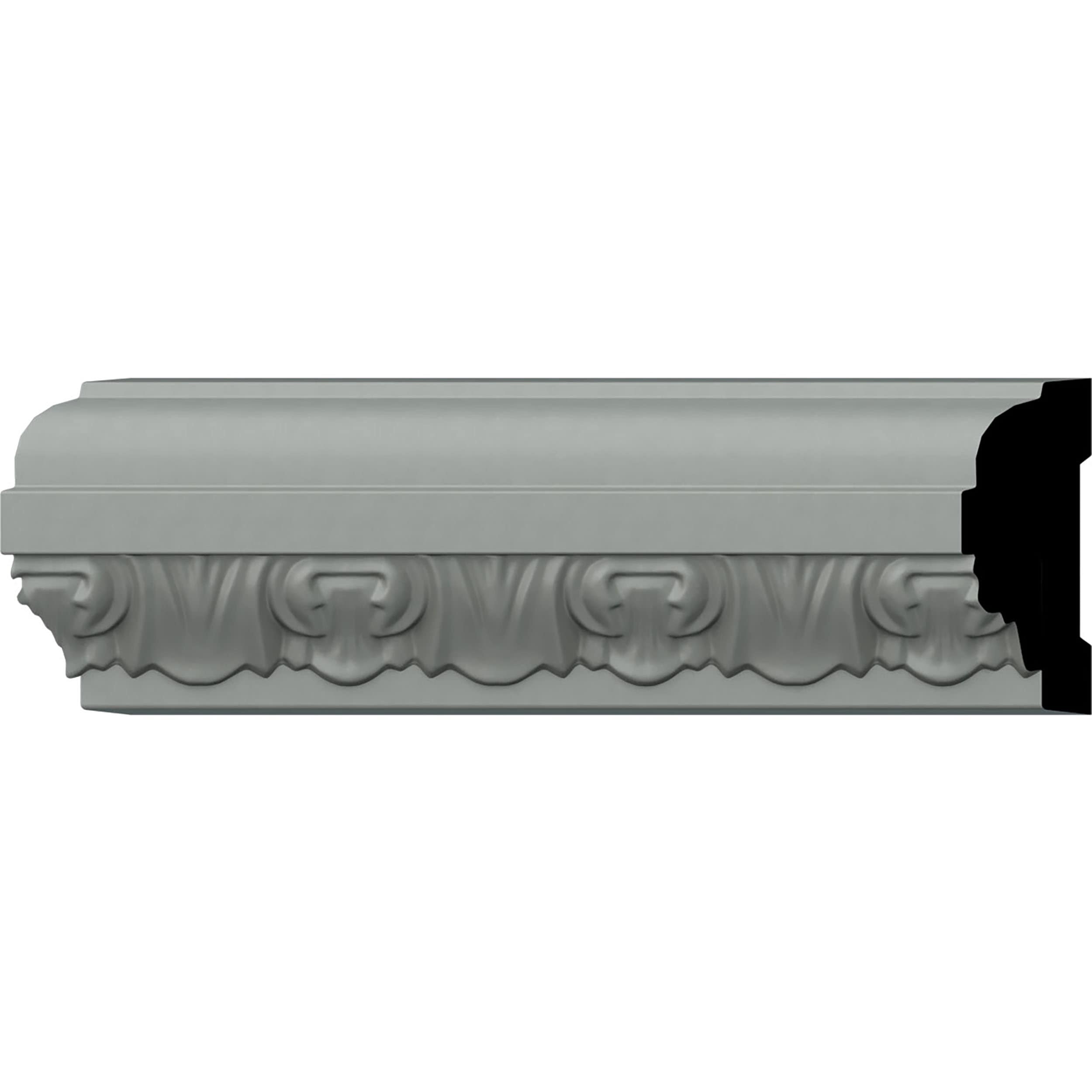 Ekena Millwork PML02X01EM Emery 2.125-in x 7.88-ft Primed Urethane Wall Panel Moulding