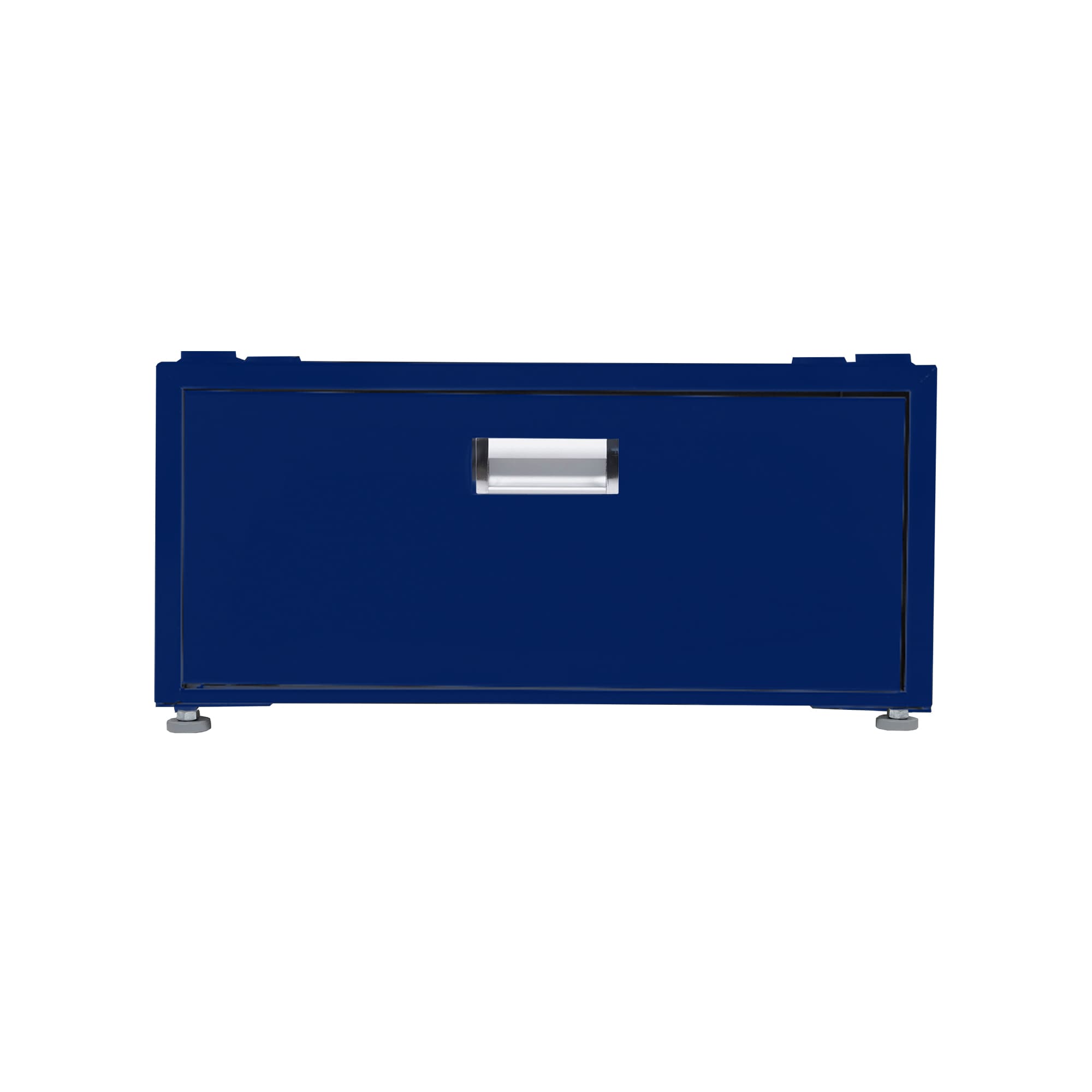 Equator Advanced Appliances PDL 4455 M/B Universal laundry pedestal ( Midnight Blue ) with Storage Drawer