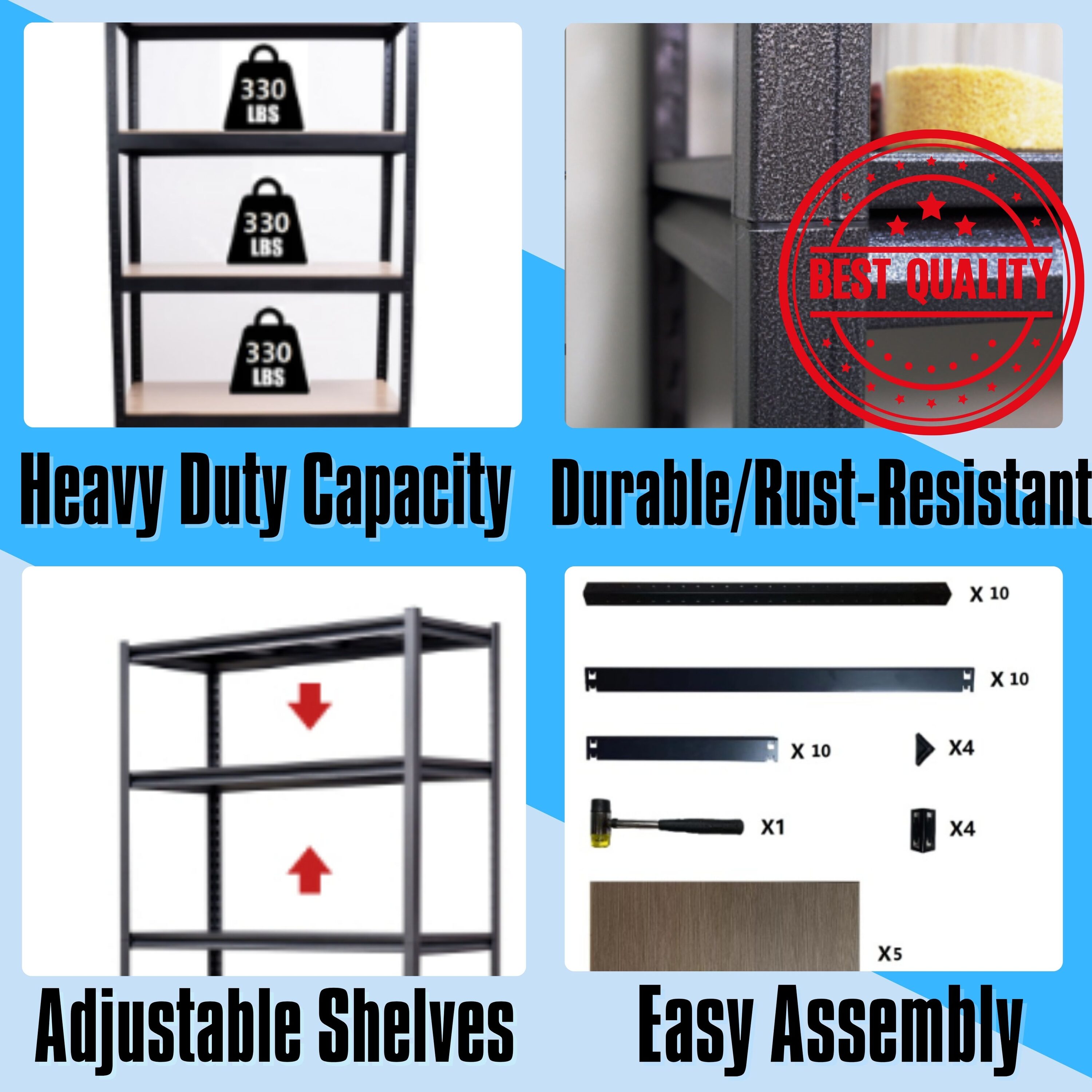 ToolCat PLP1-55-BHH Free-Standing-Shelving - View #2