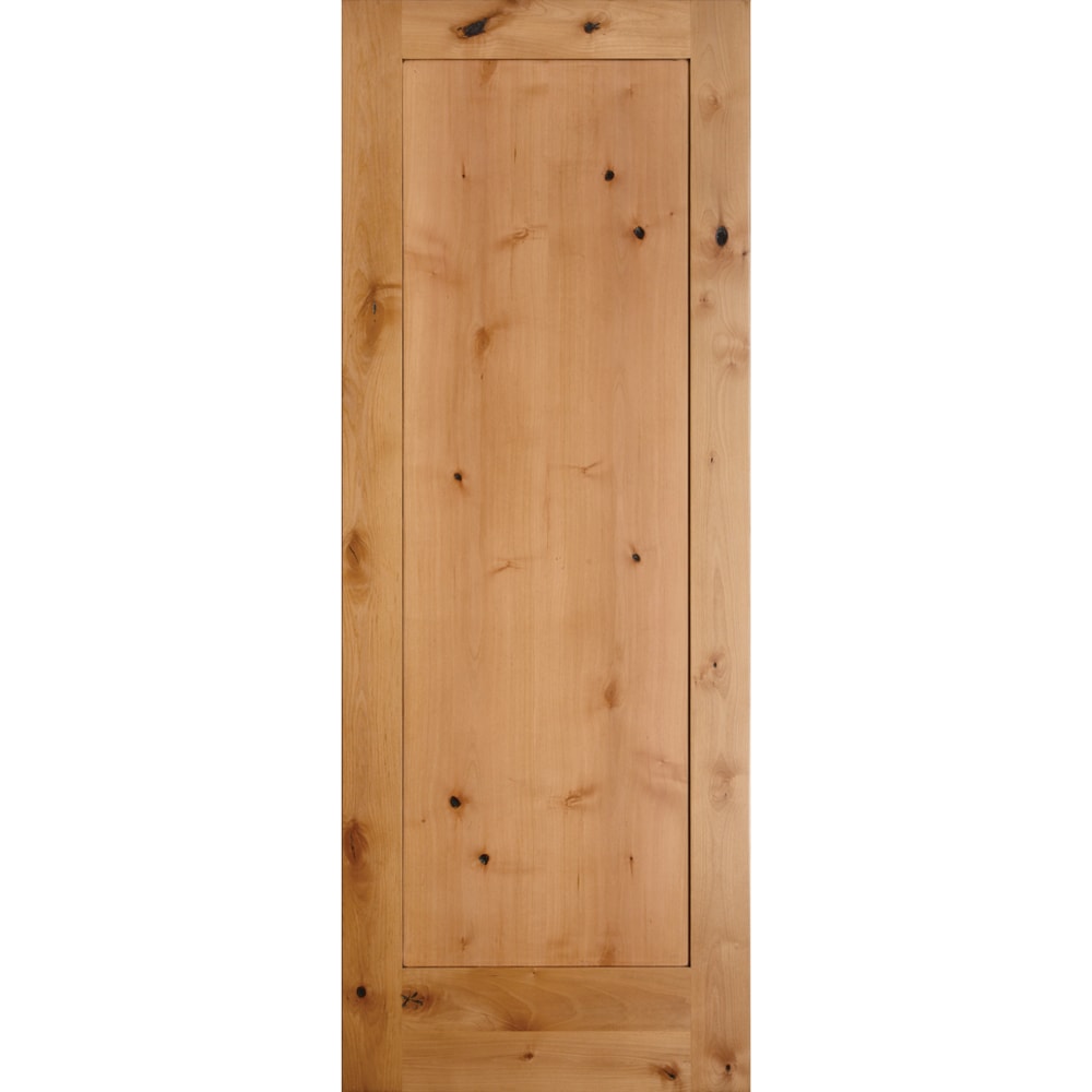 RELIABILT 6 Panel Fir 32-in x 80-in Natural 6-panel Solid Core Unfinished  Fir Wood Slab Door in the Slab Doors department at