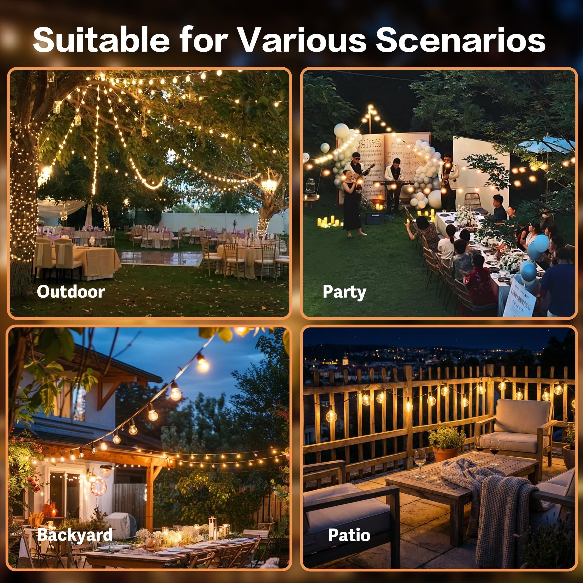 ITOPFOX LIT0506P32 Patio-String-Lights - View #7