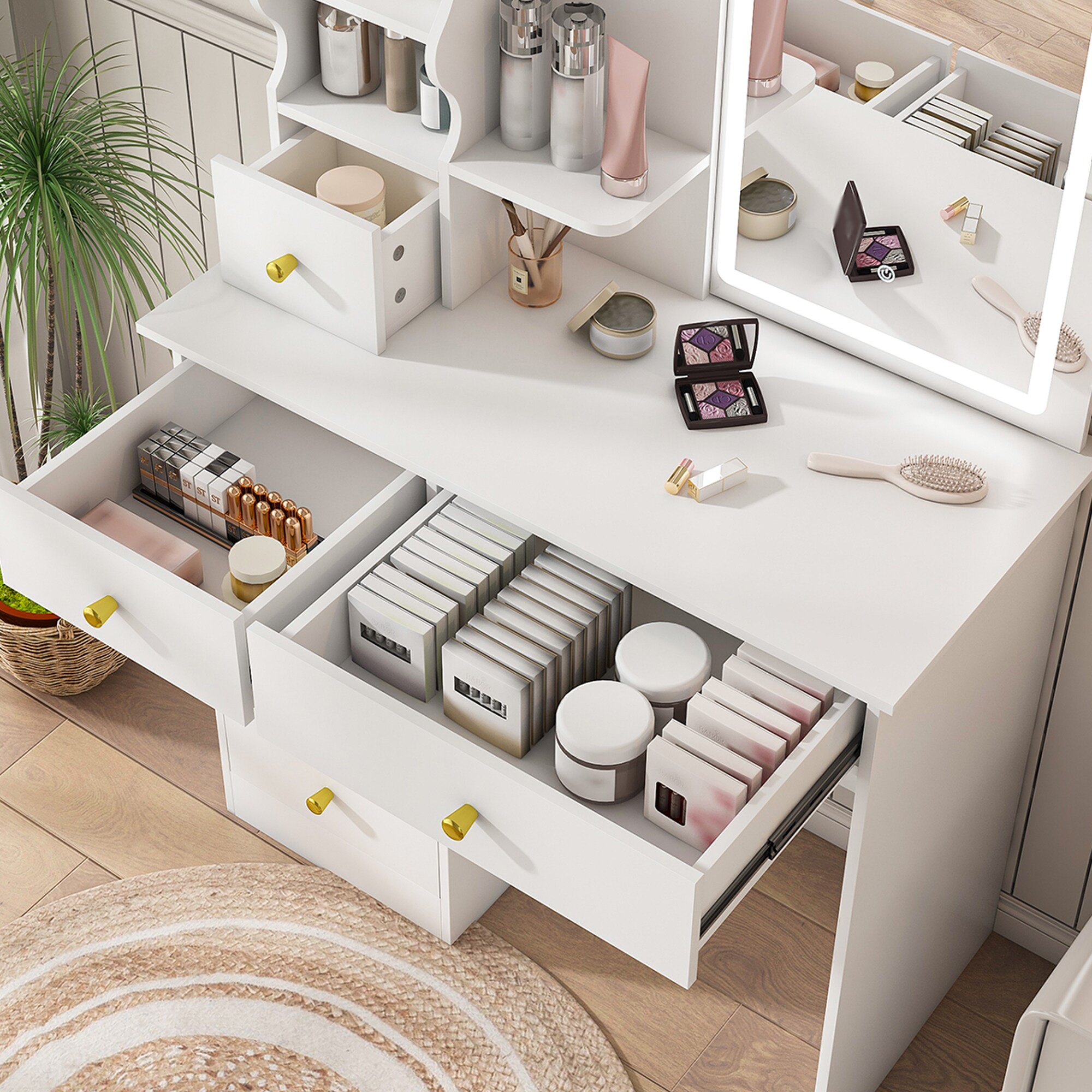 LOVMOR SF-Y-W2700P297924 Bedroom-Vanities - View #6