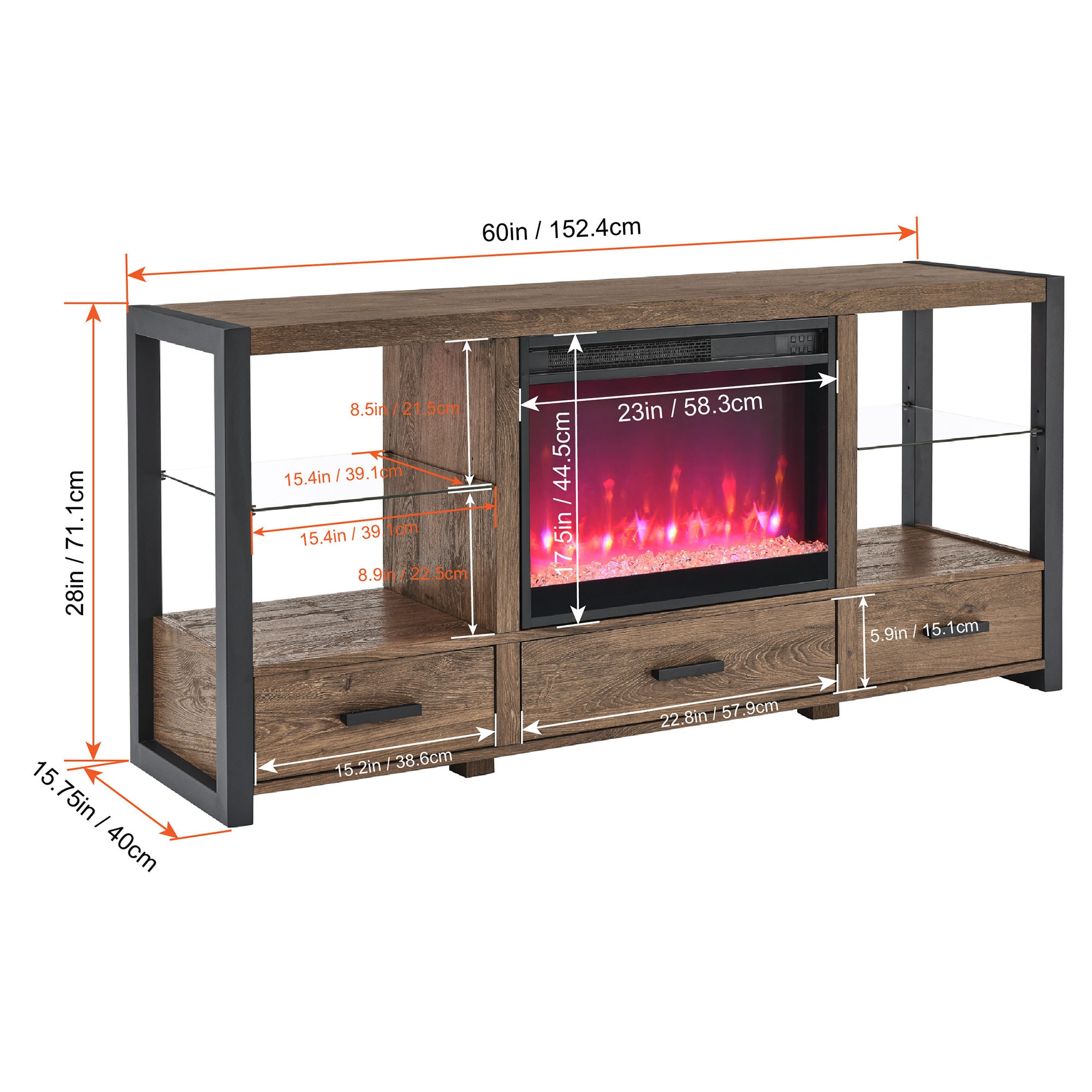 Clihome CL-CB70514 Electric-Fireplaces - View #6