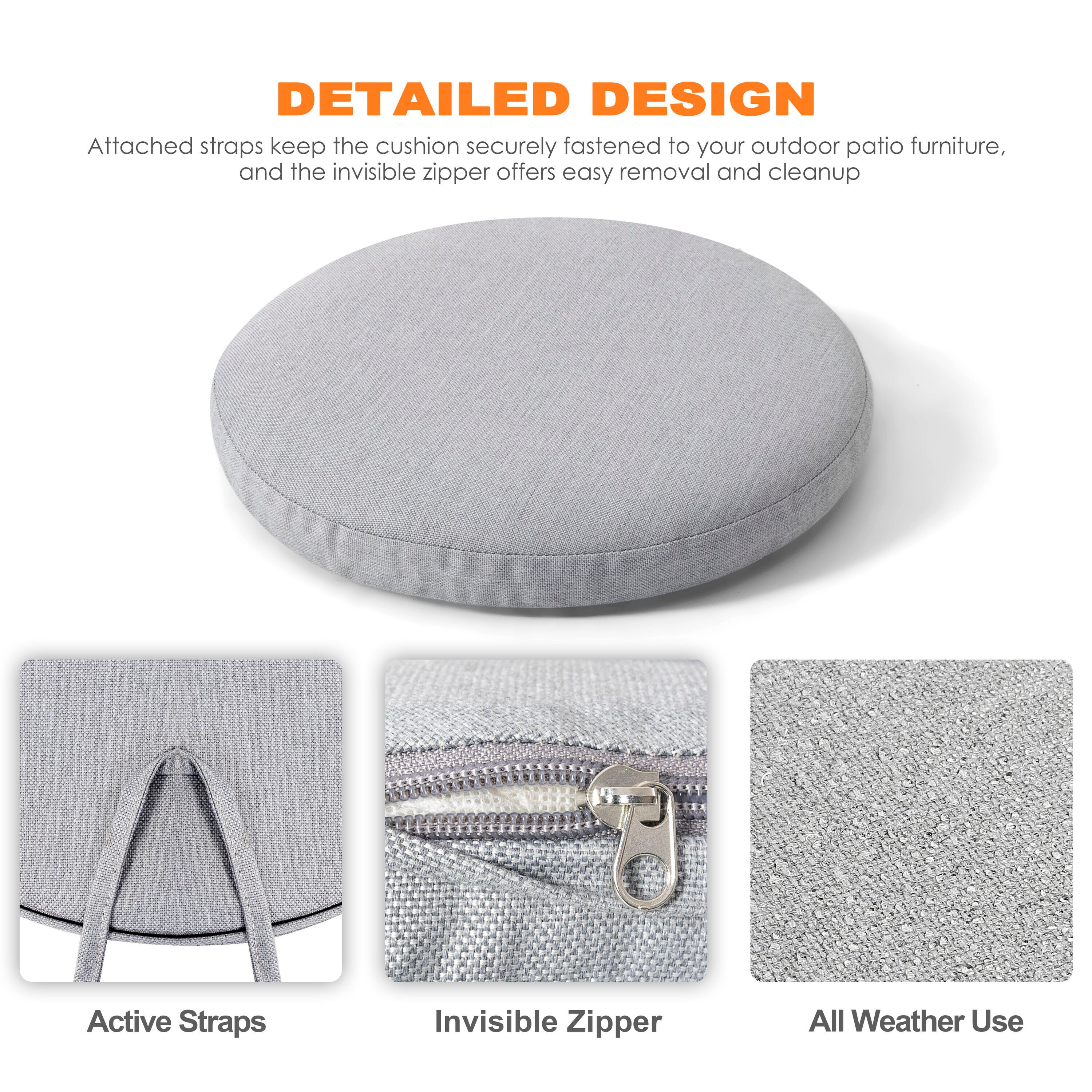 Nuu Garden M04GR Patio-Furniture-Cushions - View #3