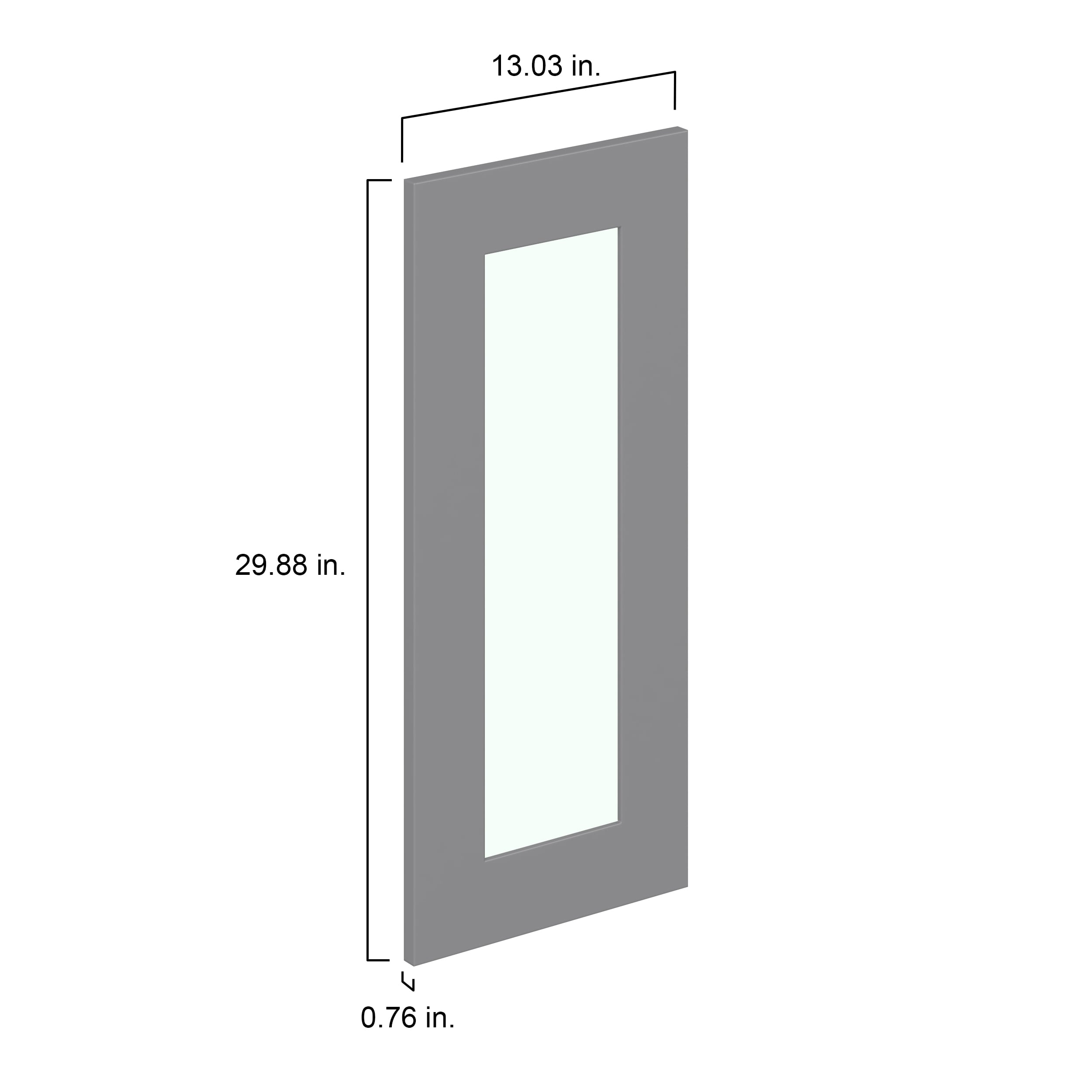Hugo&Borg DSGDR1330-BM Kitchen-Cabinet-Doors - View #4