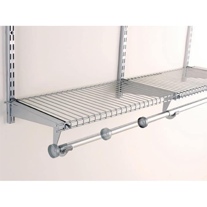 Rubbermaid Homefree Series 2 Ft To 4, Rubbermaid Homefree Series 4 Ft Adjustable Mount Wire Shelving Kits