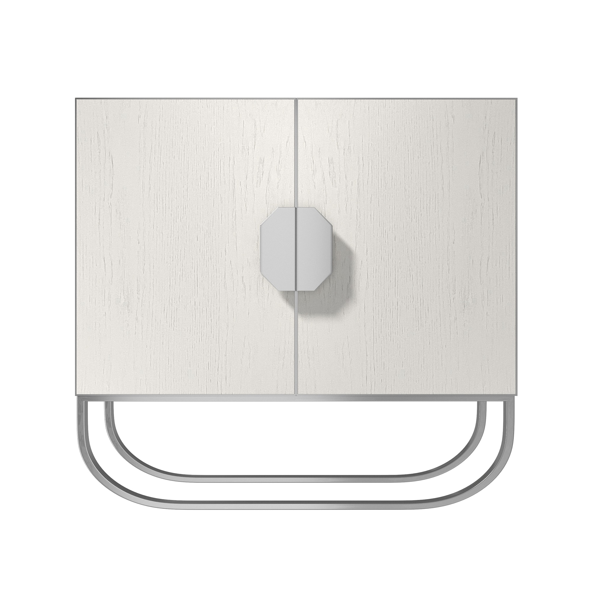 Clihome CL-1541S-K-GW-N 15.75-in W x 31.5-in H MDF White Freestanding Utility Storage Cabinet