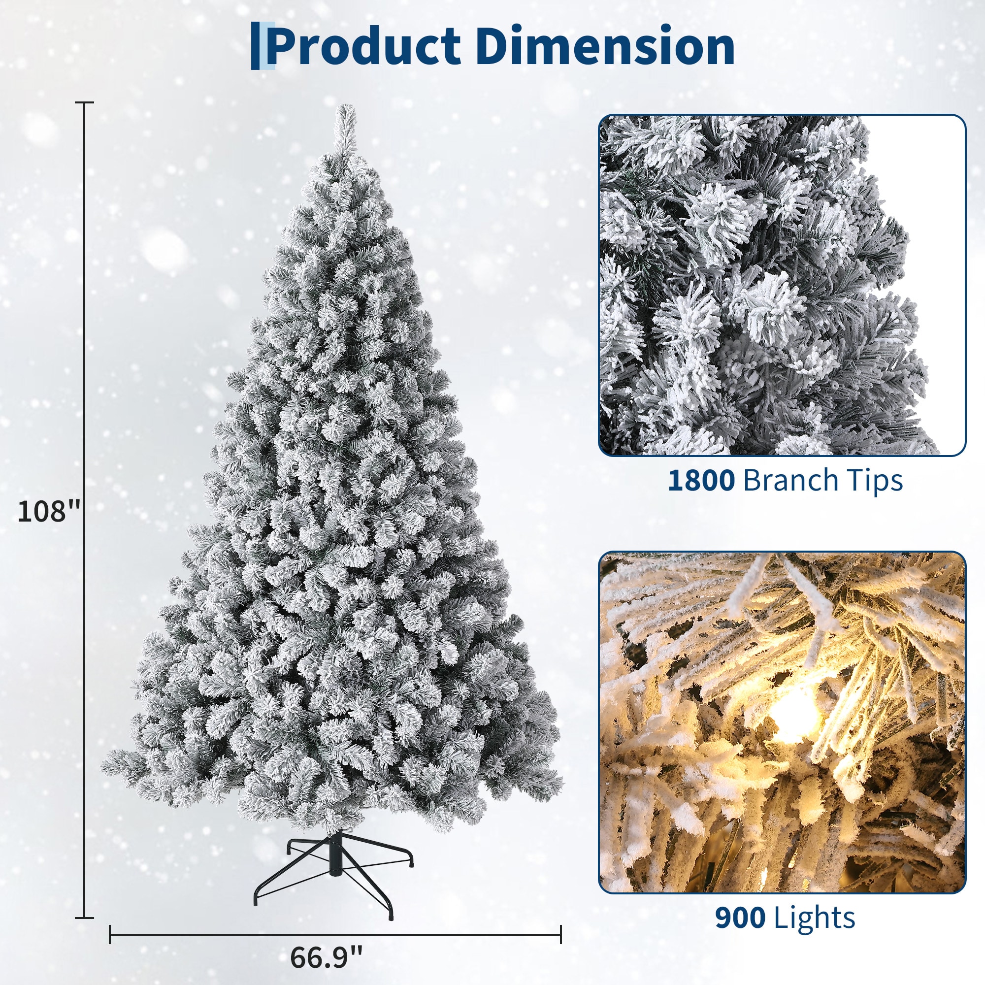 IdealHouse BKU-BLCH-002JJSF3TQH Artificial-Christmas-Trees - View #3