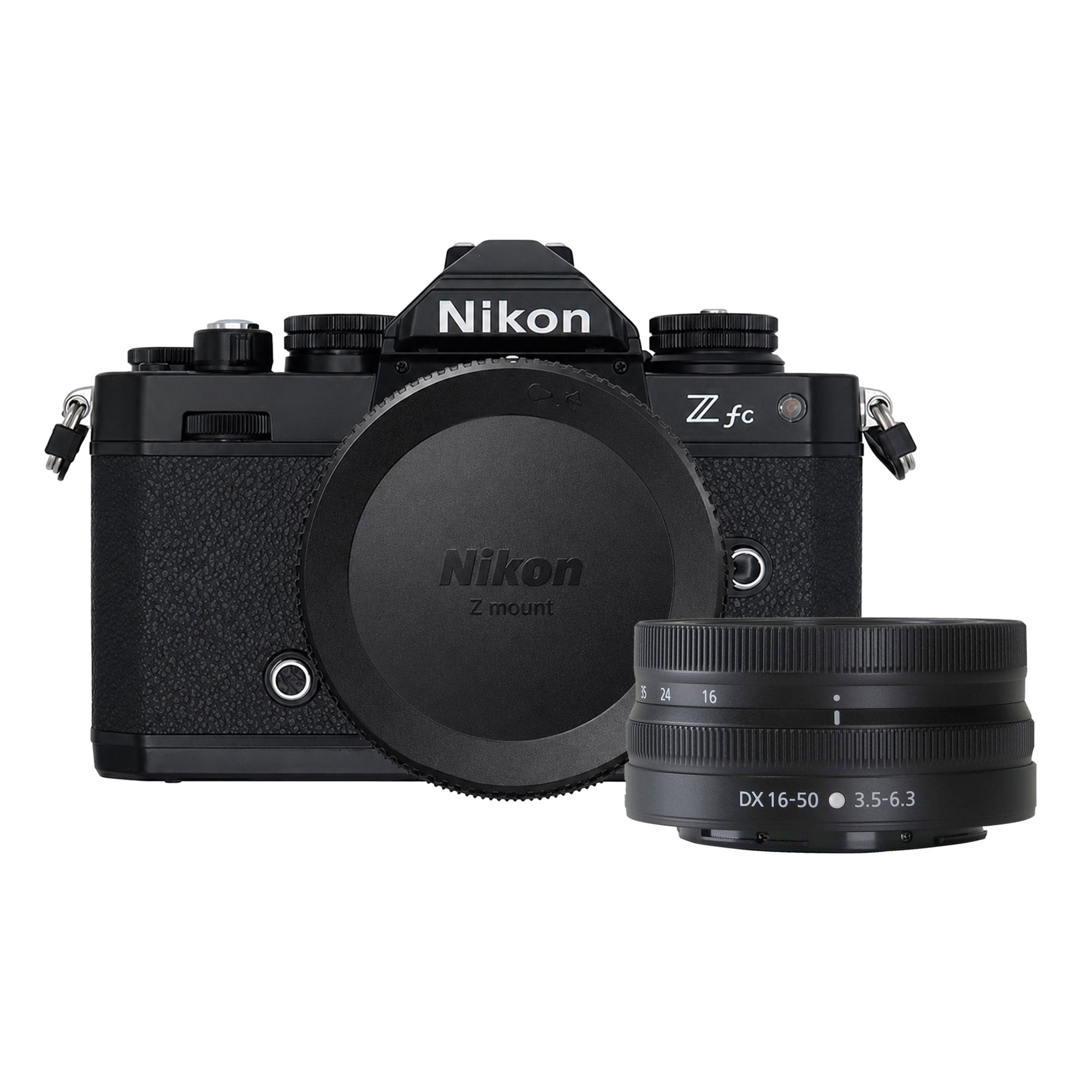 Nikon  Z fc Mirrorless Camera Black with  NIKKOR Z DX 16 50mm F3.5 6.3 VR Wide Angle Lens