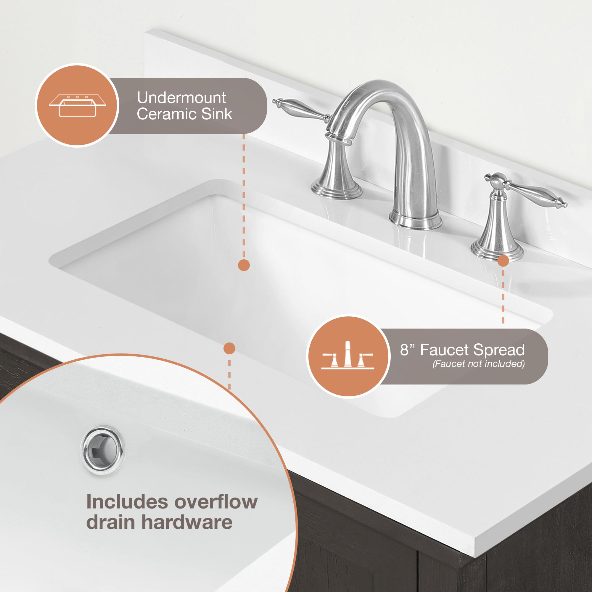 allen + roth RIDGE-30DEW Bath-Vanity-Combo - View #5