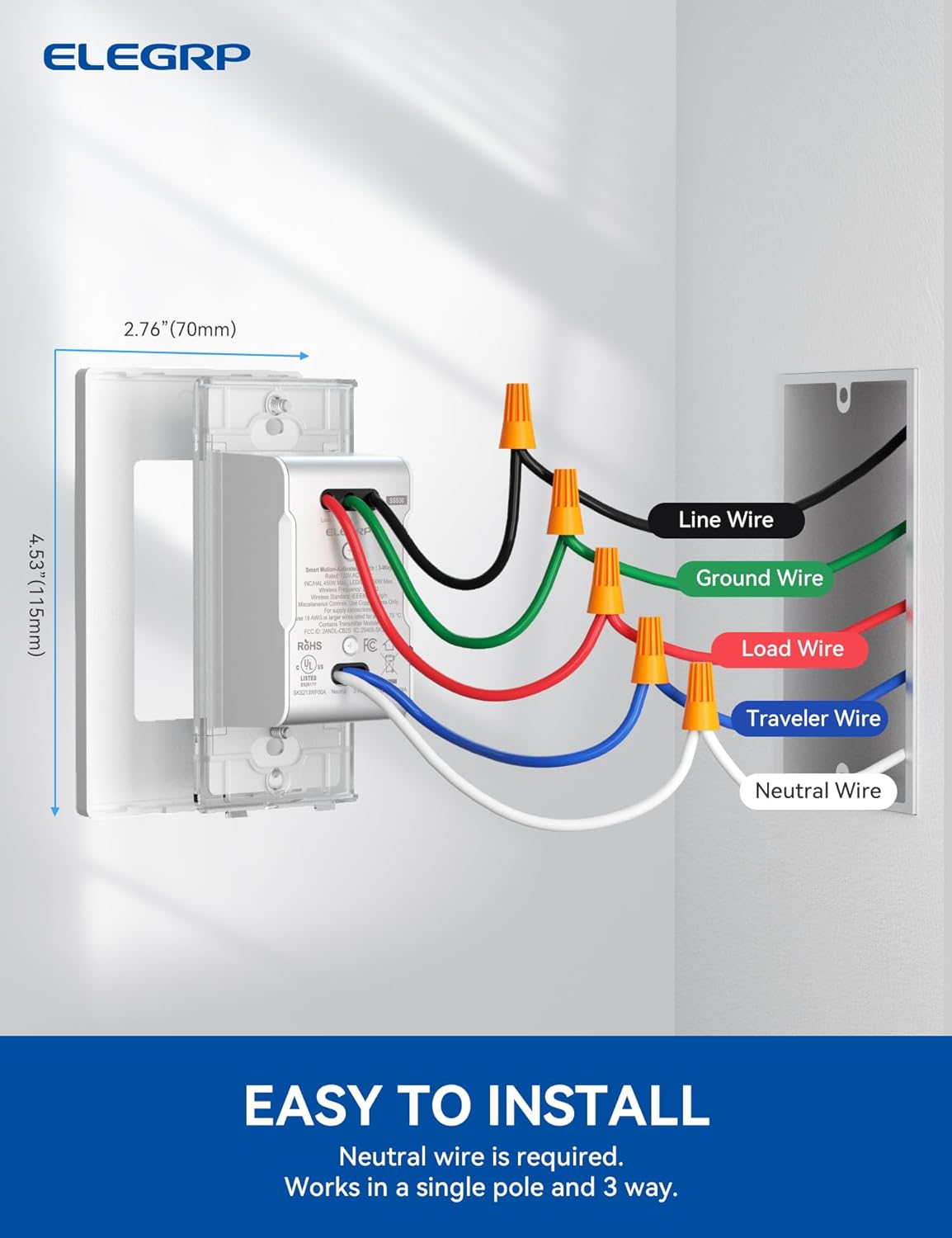 ELEGRP SSS30 WH2-3031GM Lighting-Controls - View #5