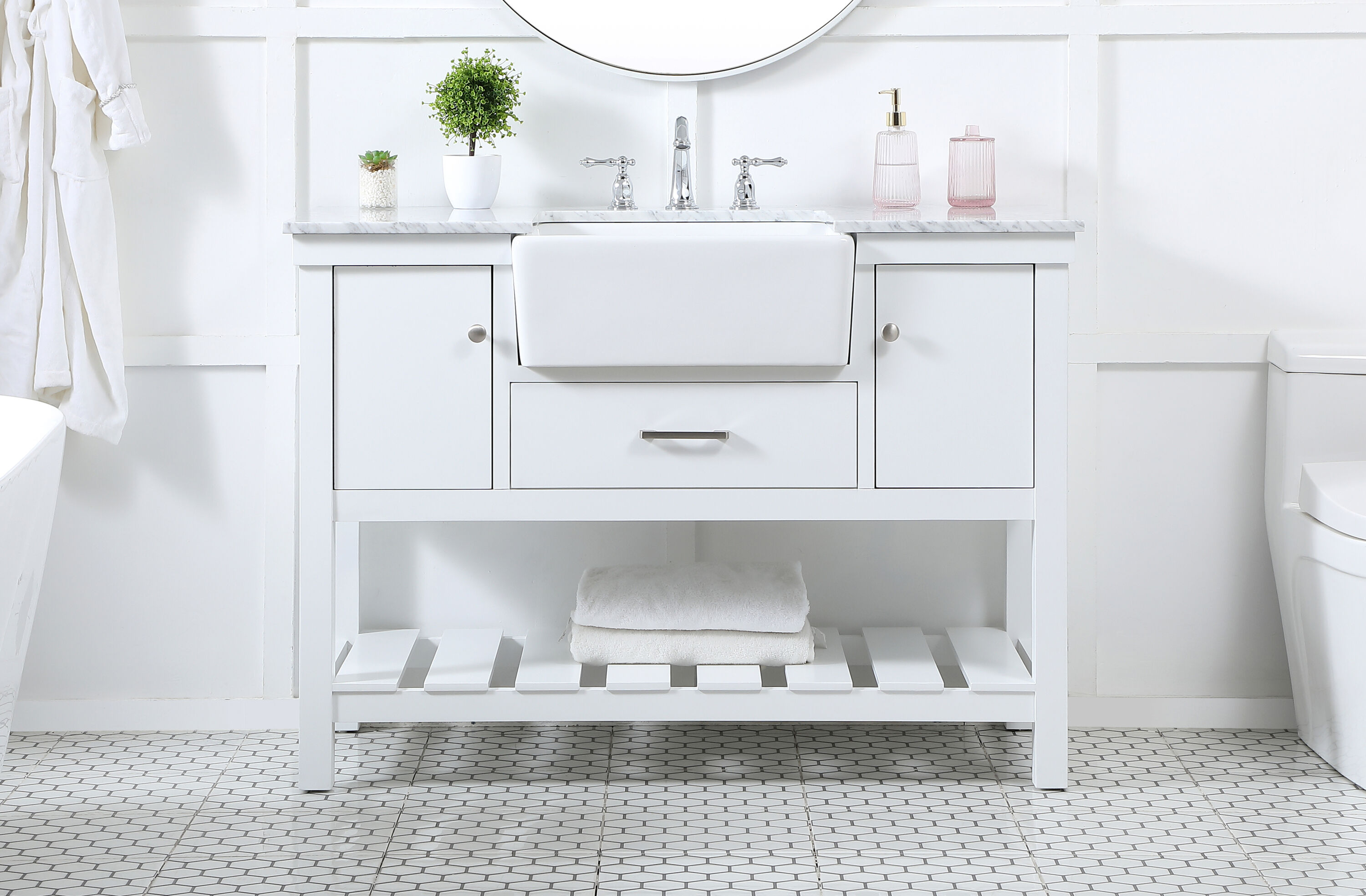 Elegant Decor HF180444WH Bath-Vanity-Combo - View #2