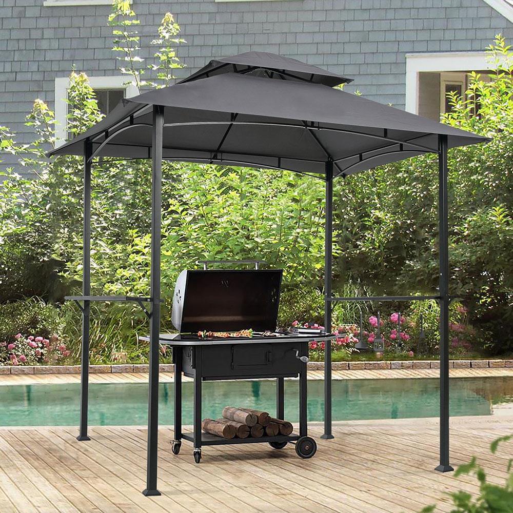 Runesay CGABO-13 6.7-Feet x 4.1-Feet Rectangle Gray Party canopy