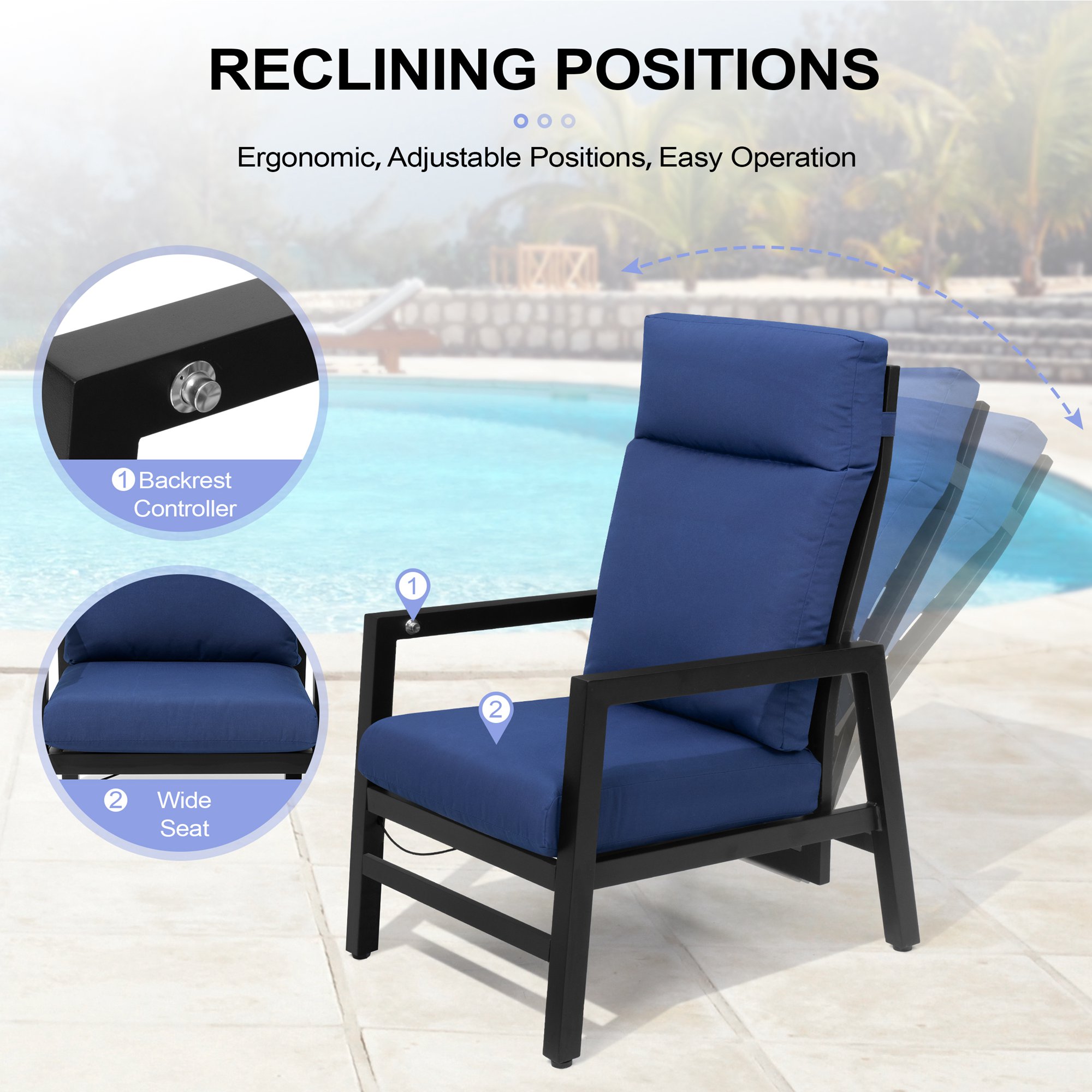 Crestlive Products CL-LG006BRN-4 Patio-Chairs - View #5