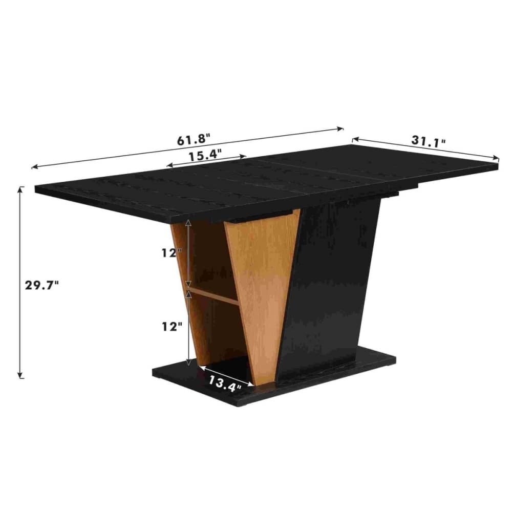 Coolbibila ULAN-TABLE-BLACK Dining-Tables - View #3