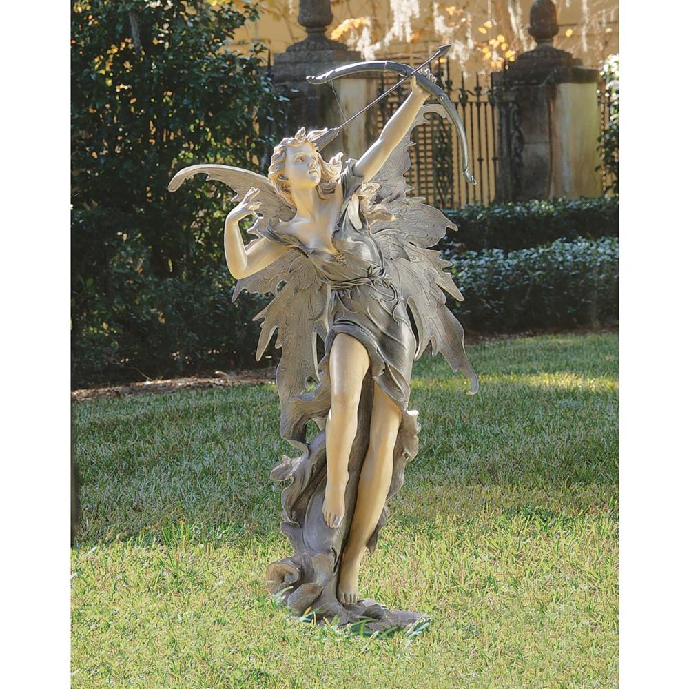 W Fairy Garden Statue, Enchanted Garden Figures