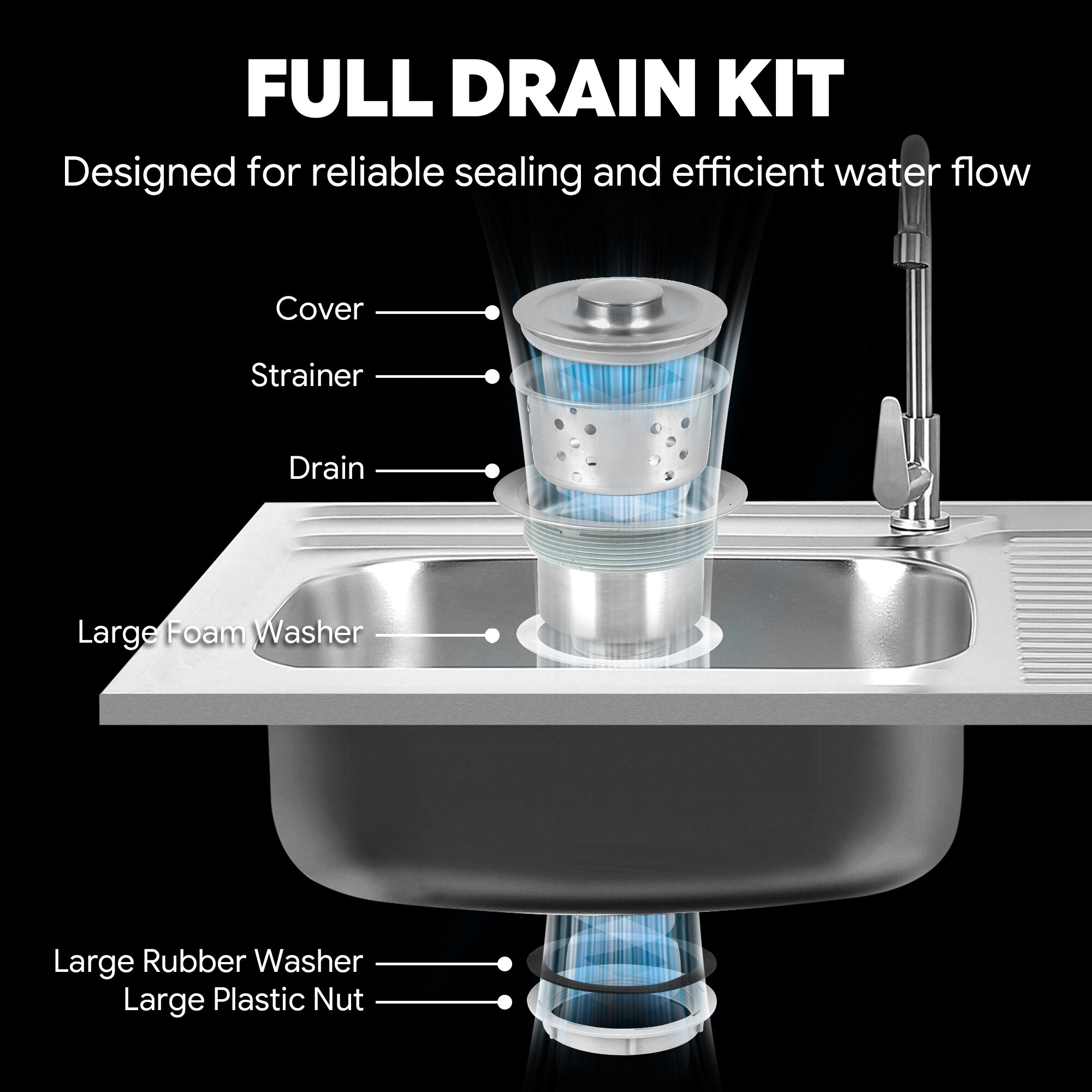 Feasto KT2435B Grill-Carts-Grill-Stands - View #4