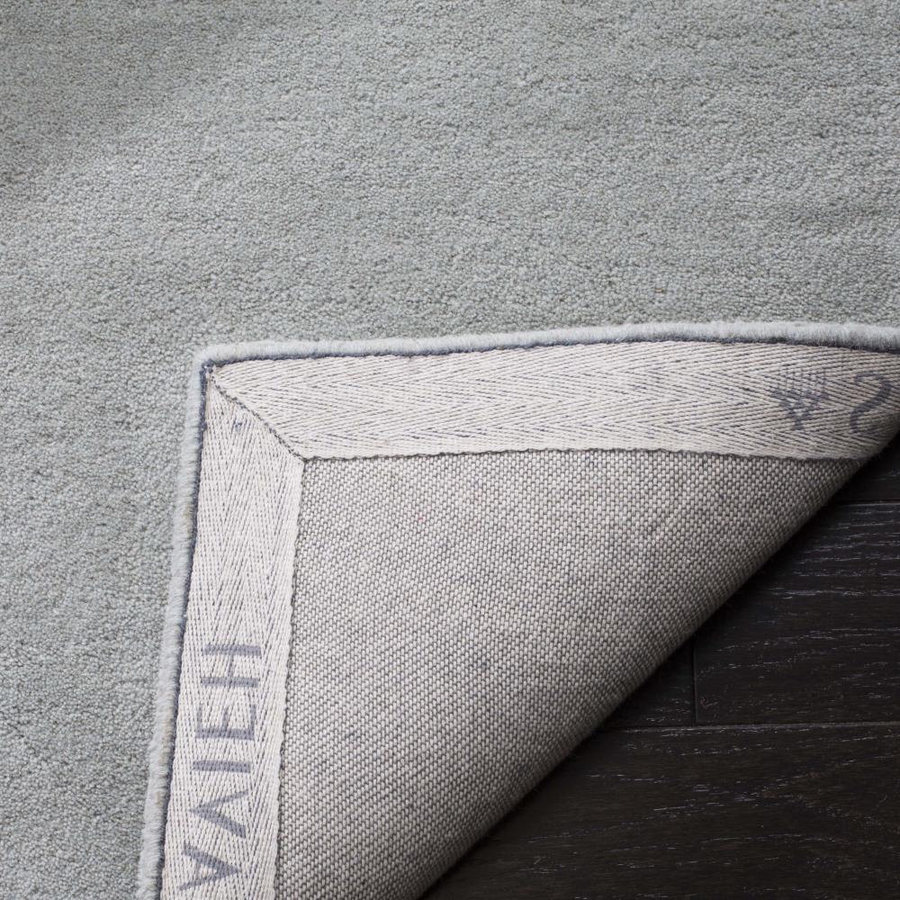 Bella Gray and Ivory Hand-Tufted Wool Square Area Rug