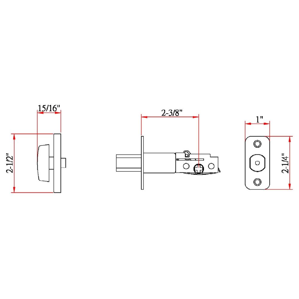Design House 750836 Door-Deadbolts - View #4