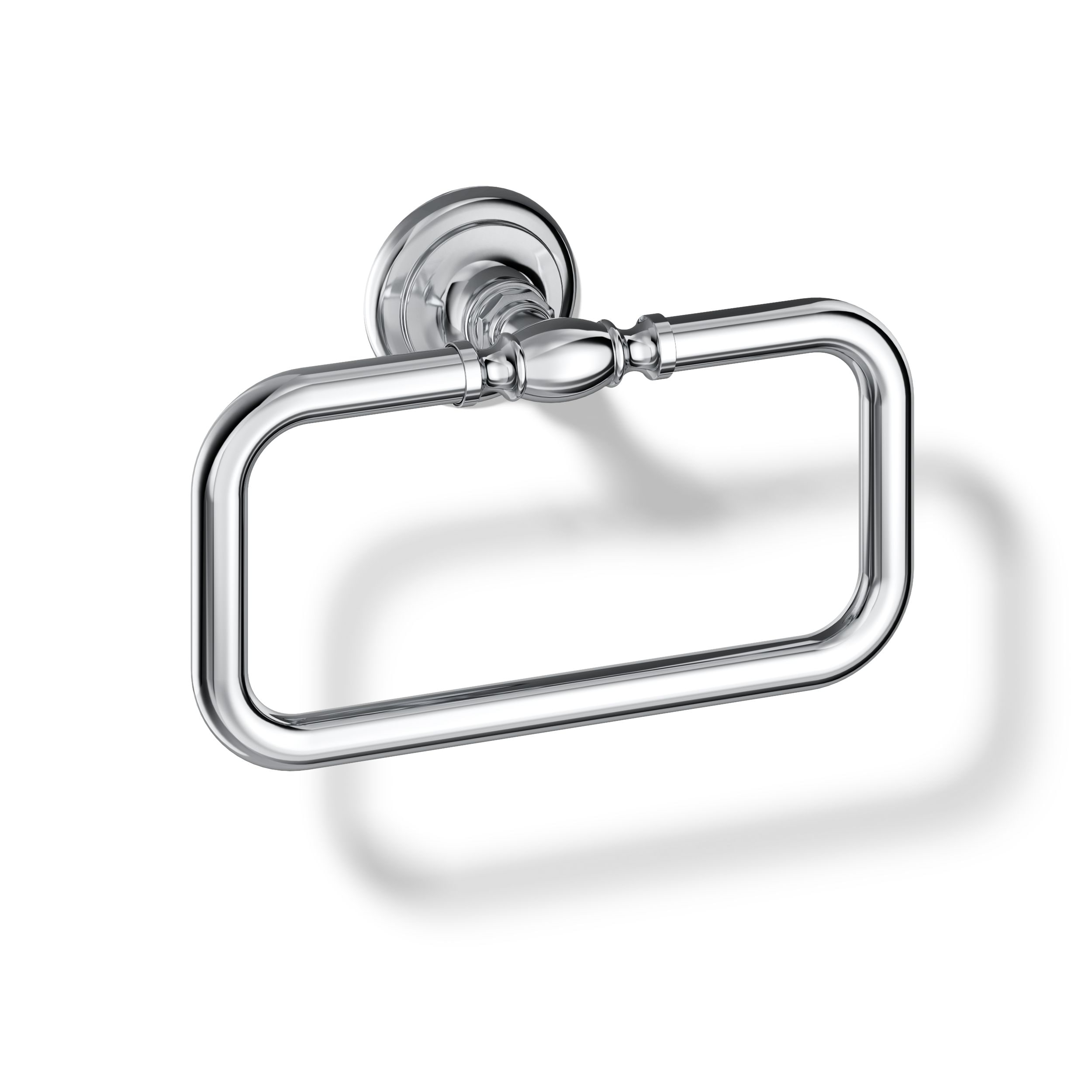 KOHLER Artifacts Polished Chrome Wall mount Single Towel Ring