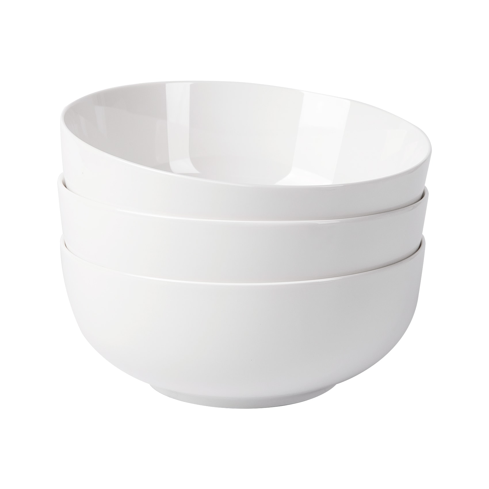 Garvee 64 Oz Ceramic Soup Bowls Set of 3 - 8in Serving Bowls for Kitchen Porcelain Mixing Bowls for Soup Salad Cereal Oatmeal Fruit Rice Dishwasher and Microwave Safe #BPL-UKQ3PMDCRW