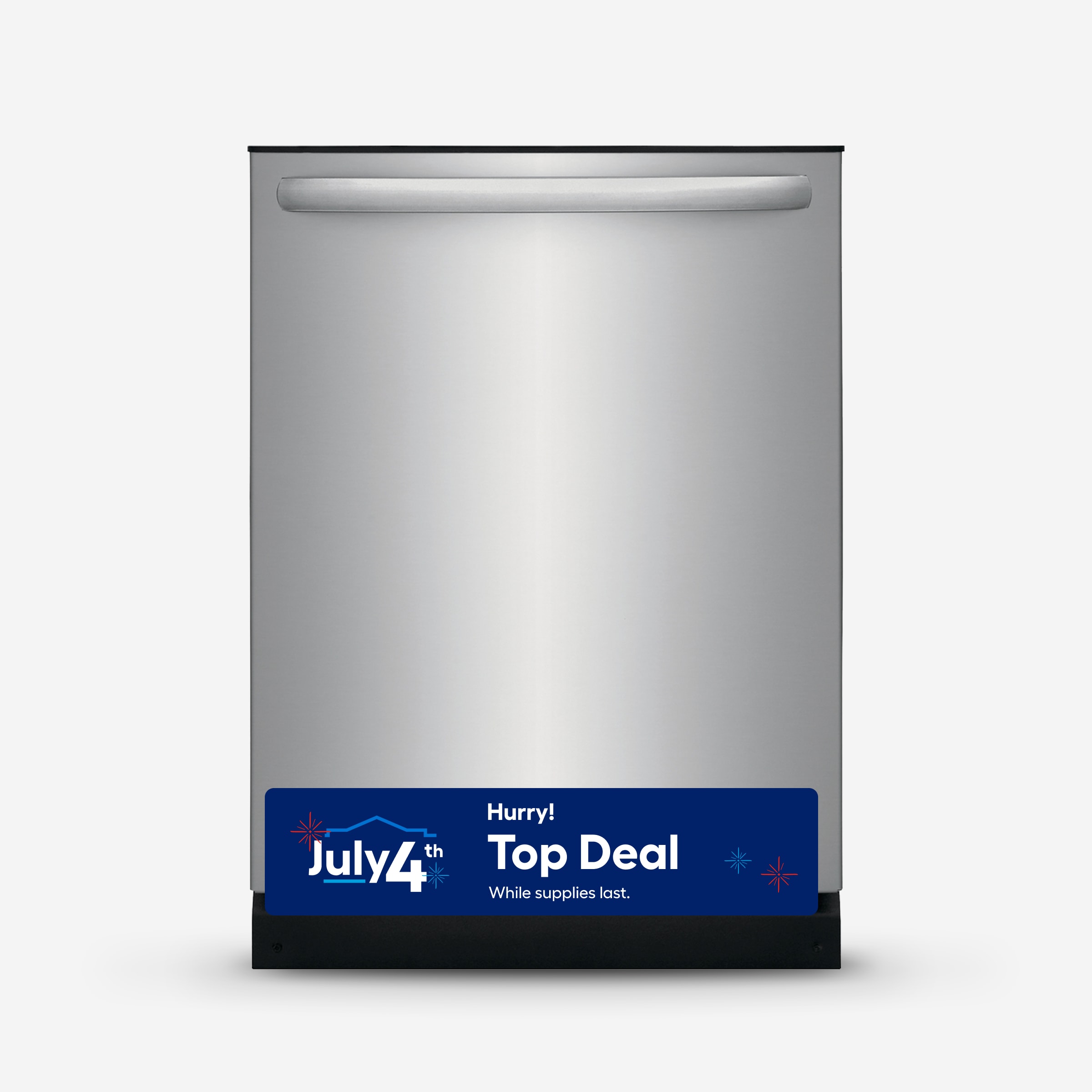 Frigidaire FDPH431LAF 24-in Top Control Built-in Dishwasher ( Fingerprint Resistant Stainless Steel ) ENERGY STAR, 52-Decibel Standard Sound Level