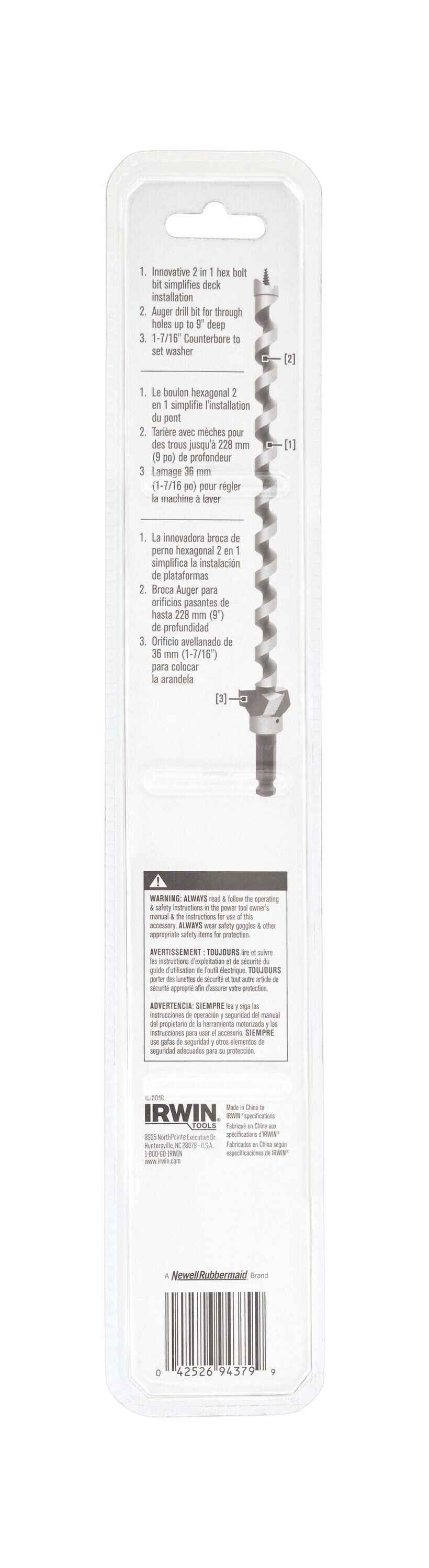 IRWIN 1966947 Woodboring-Drill-Bits - View #3