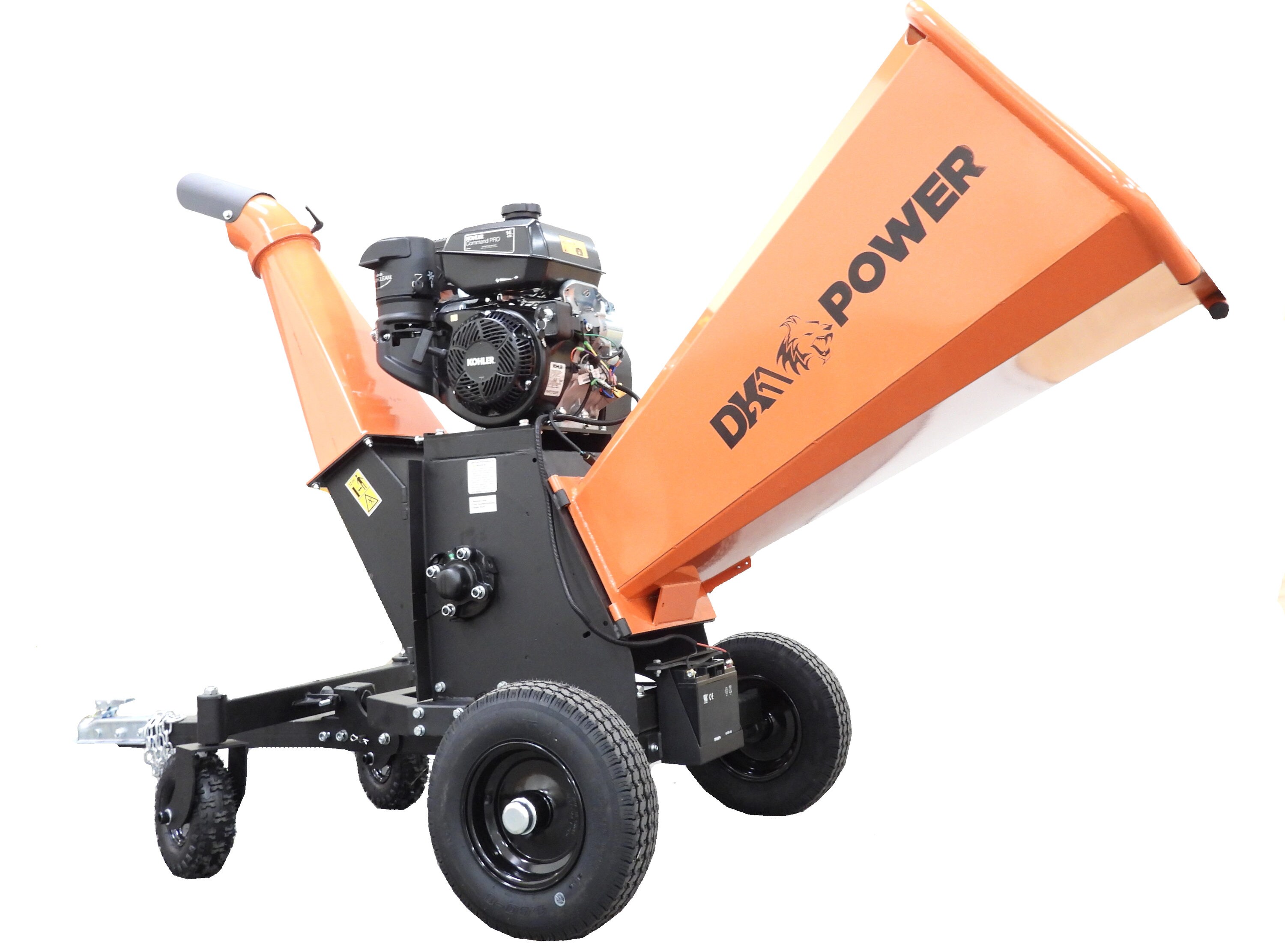 DK2 14-HP With Electric Start 429-cc Kohler 6-in Steel Gas Wood Chipper ...