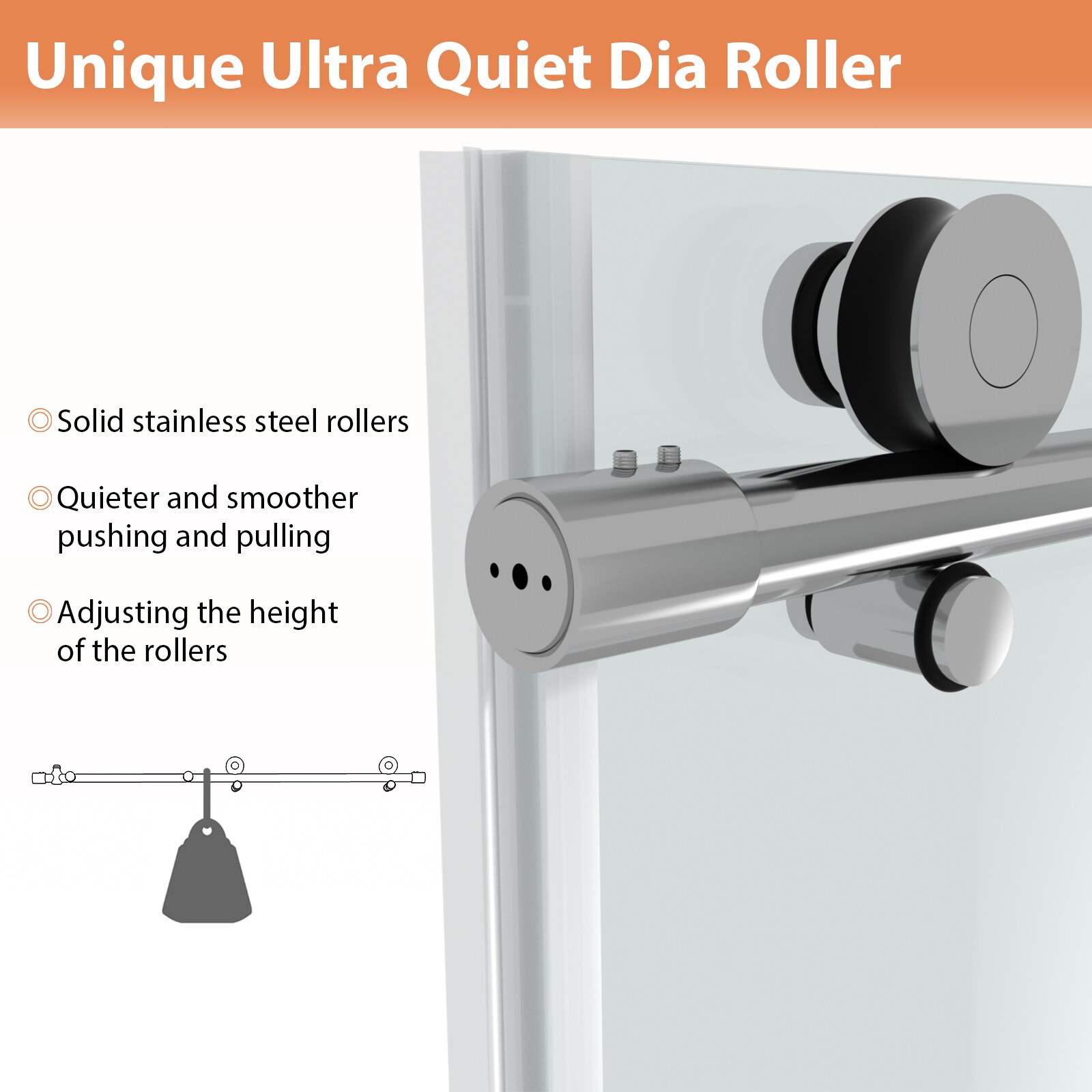 Lordear HRB-LD-6A21-48CH Shower-Doors - View #6