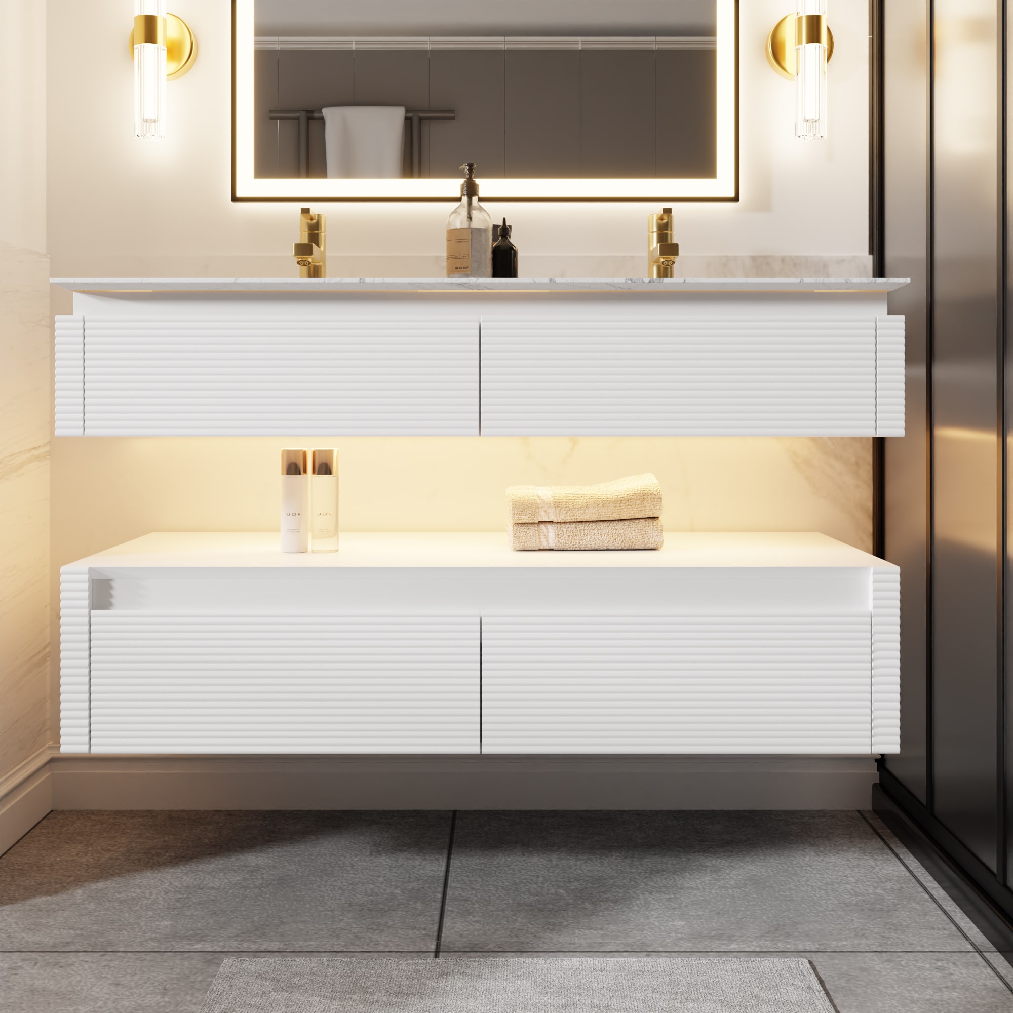 ExBrite SC4820V14DWH Bath-Vanity-Combo - View #7