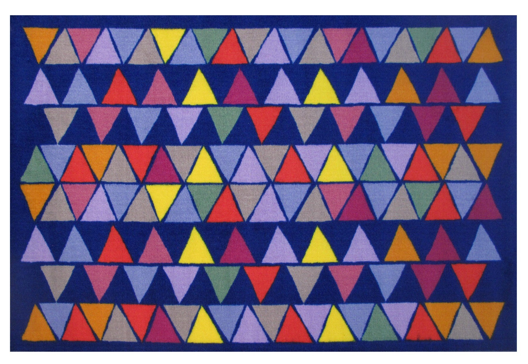 Fun Rugs FT-53 3958 Fun Time 3 x 4 Multi-color Indoor Geometric Area Rug