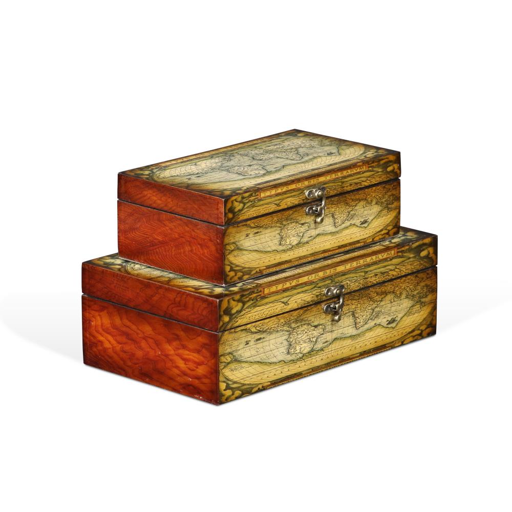 Cheung's FP-4062-2TR Multiple Colors/Finishes Wood Coastal Decorative Box