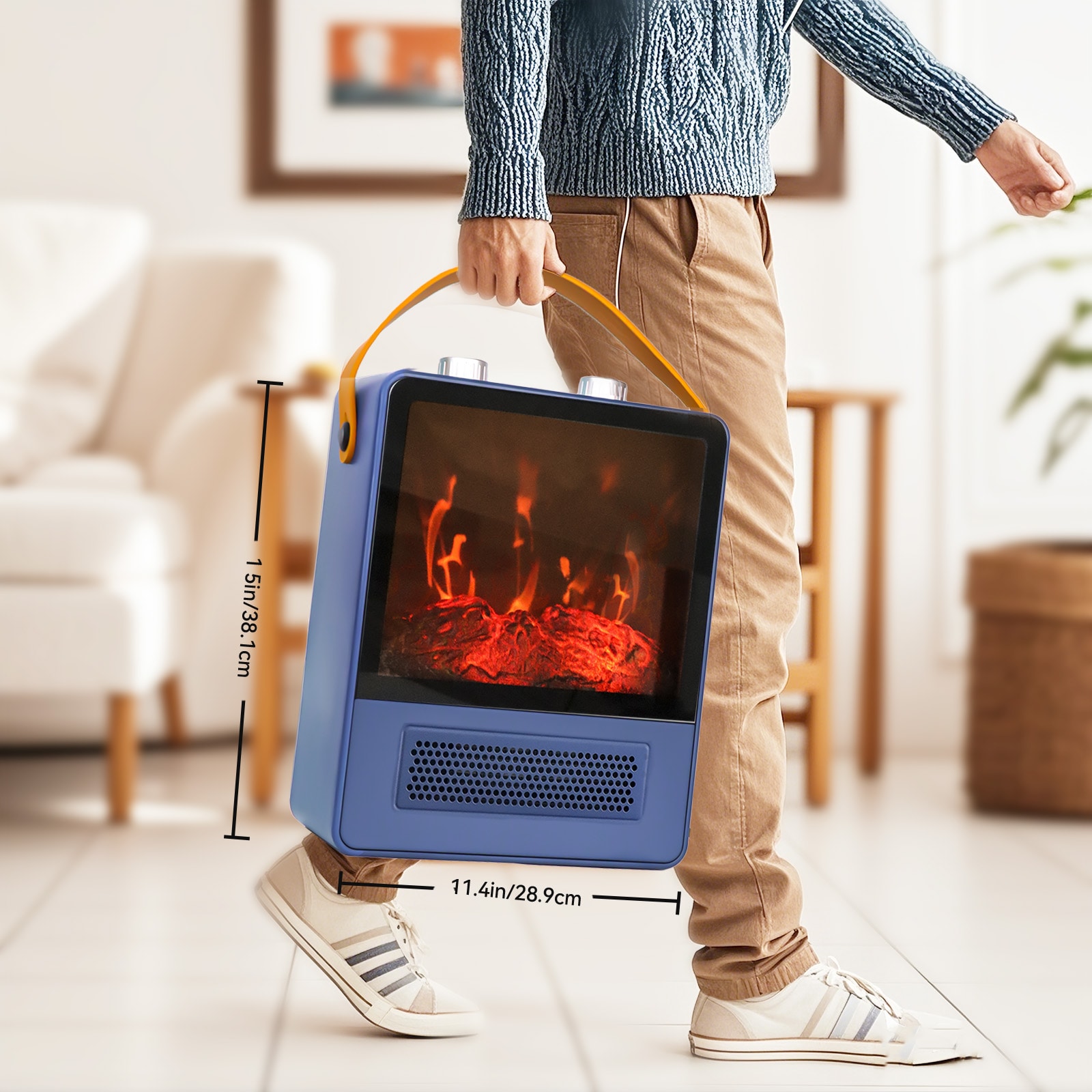 TEMPWARE TWFP10BL Electric-Fireplaces - View #2