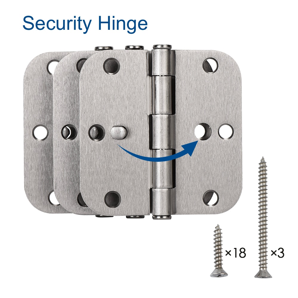 Hinge Outlet Black Commercial Hinge Screws 12 X 1-1/4 Inches for Door  Hinges - 24 Pack
